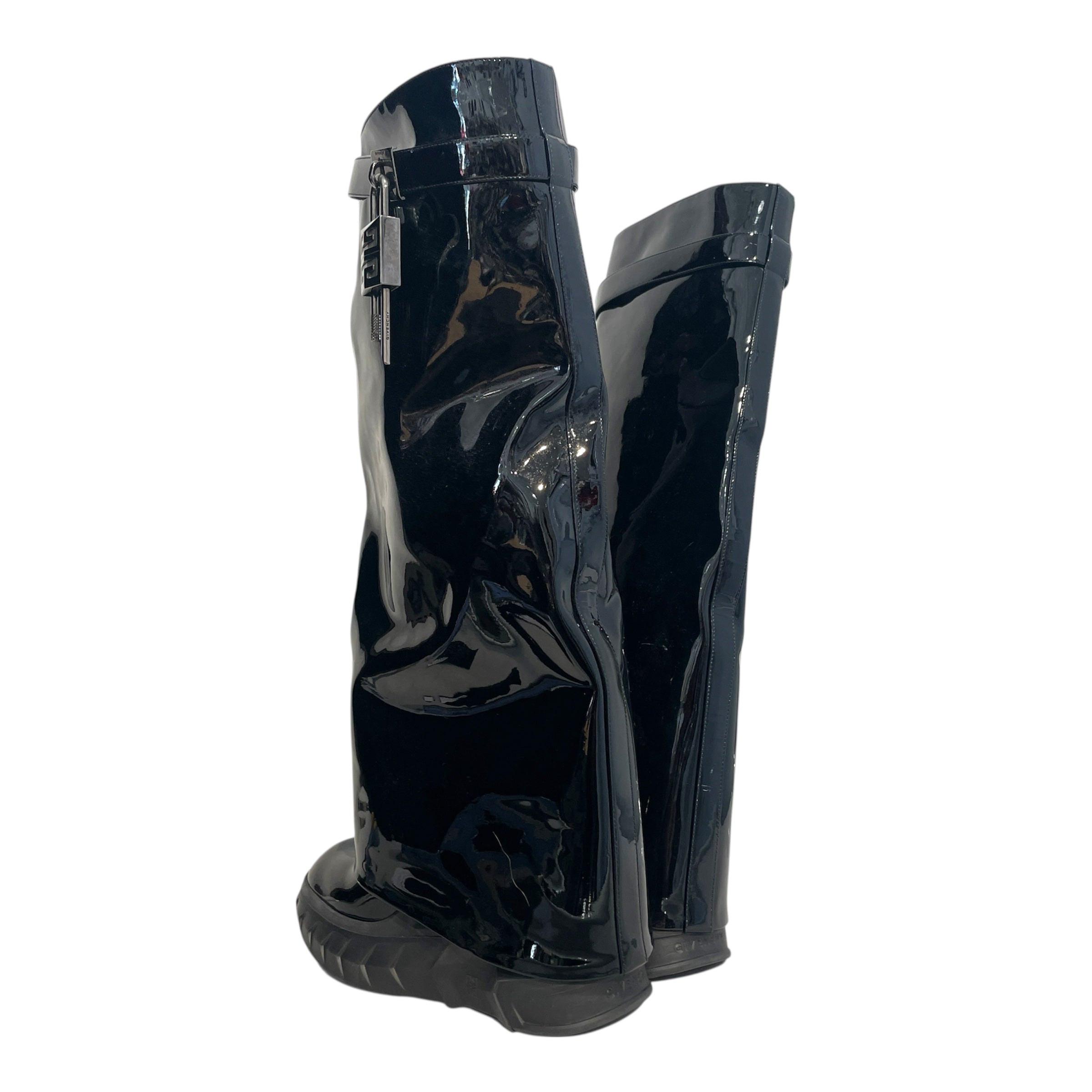GIVENCHY/Boots/EU 37/Leather/BLK/Shark Boots view 3
