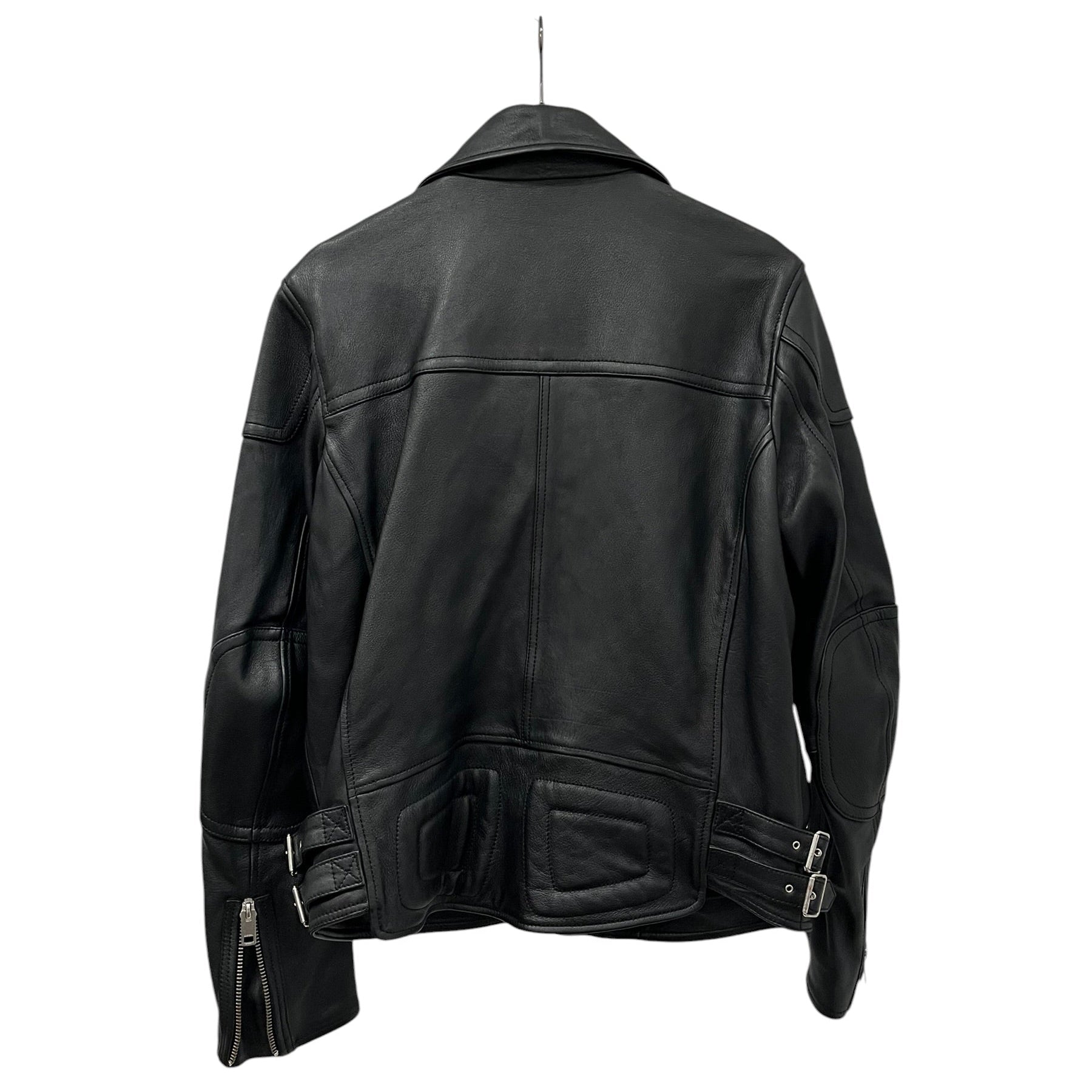 DIESEL/Leather Jkt/XL/Leather/BLK/PADDED JACKET W ZIPPERS view 2