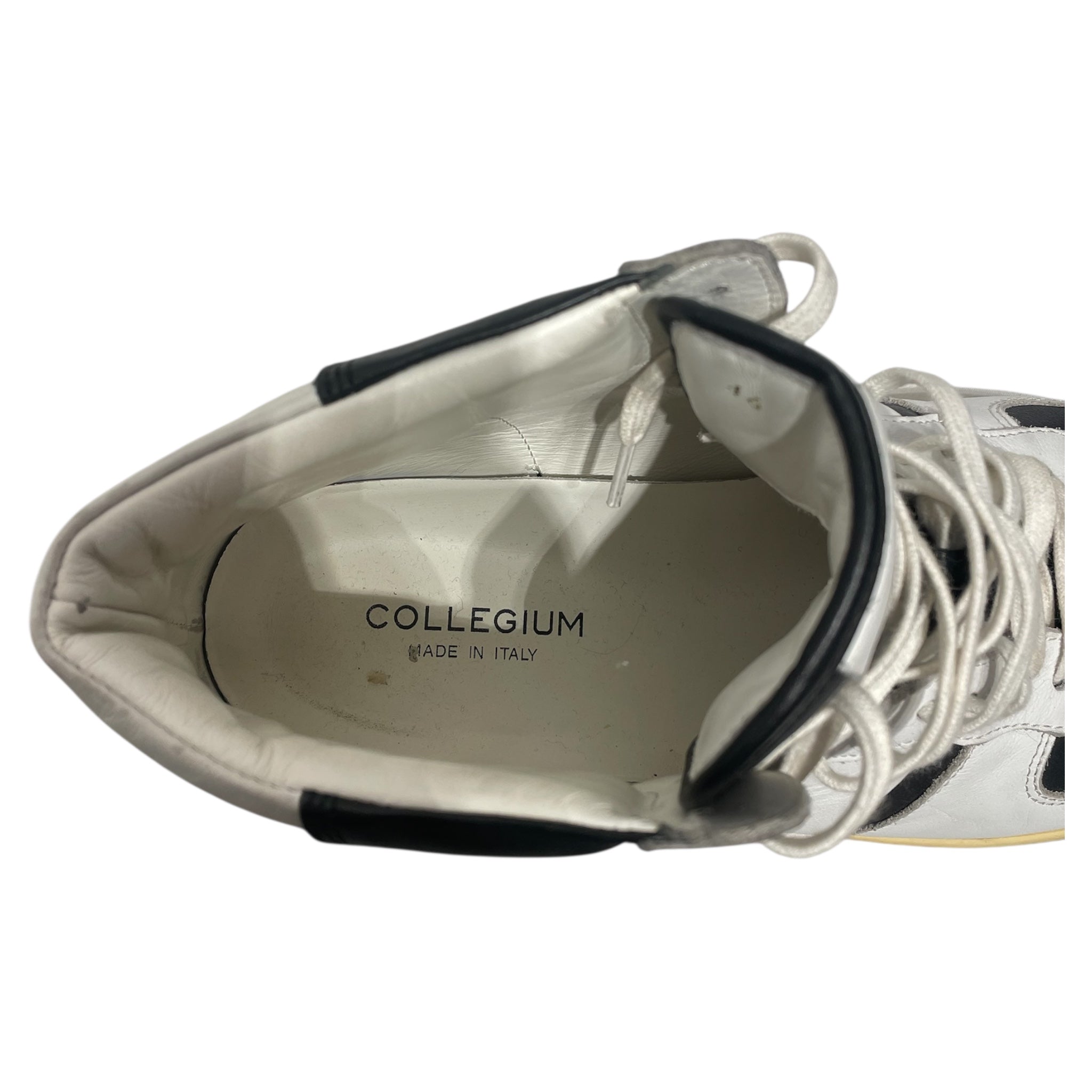 COLLEGIUM/Hi-Sneakers/US 13/Leather/WHT/Pillar Destroyer view 3