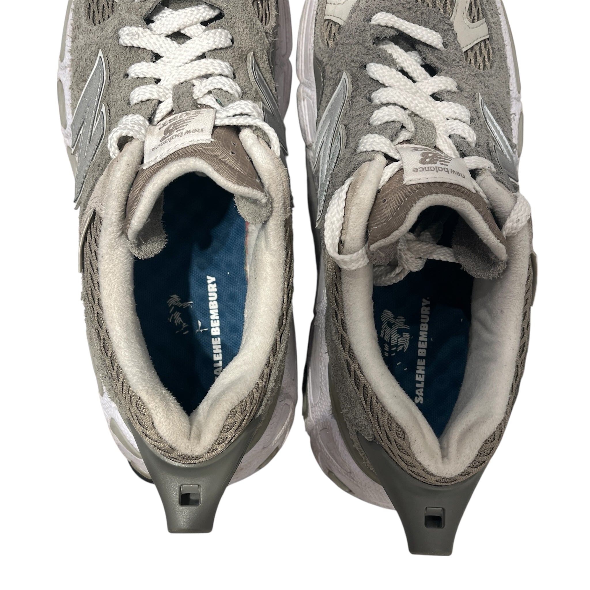 NEW BALANCE/Low-Sneakers/US 9.5/SLV/NBxSALEHE BEMBURY 574 YURT view 3