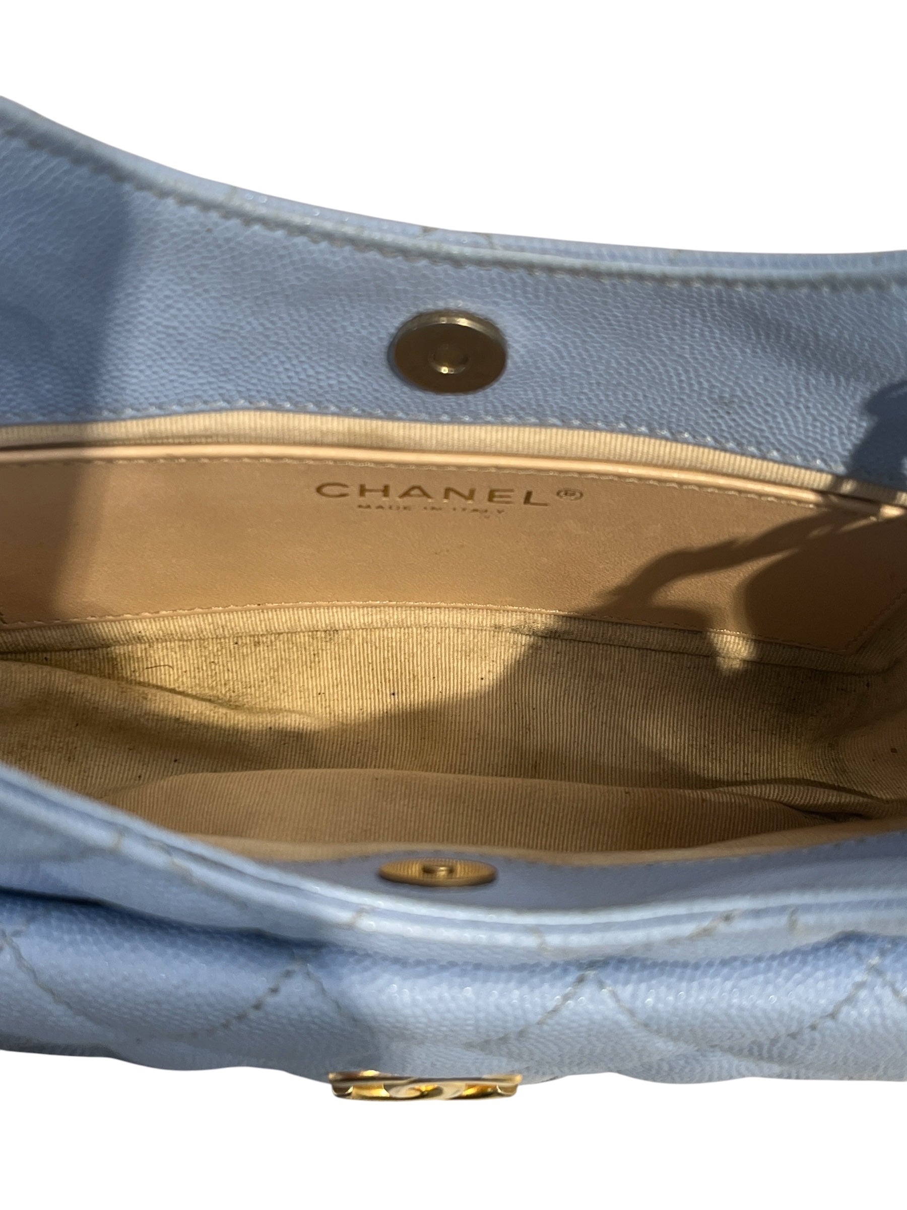 CHANEL/Clutch Bag/Leather/BLU/QUILTED LAMBSKIN view 6