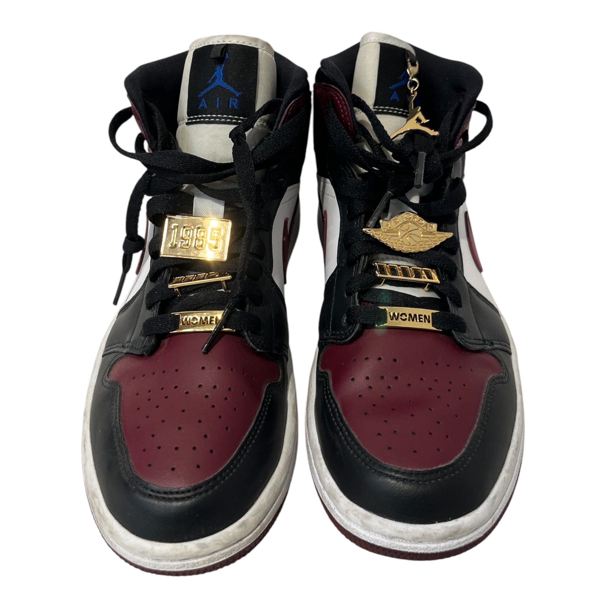 NIKE/Hi-Sneakers/US 8.5/Polyester/BRD/JORDAN 1 MID GOLD PENDANT view 5