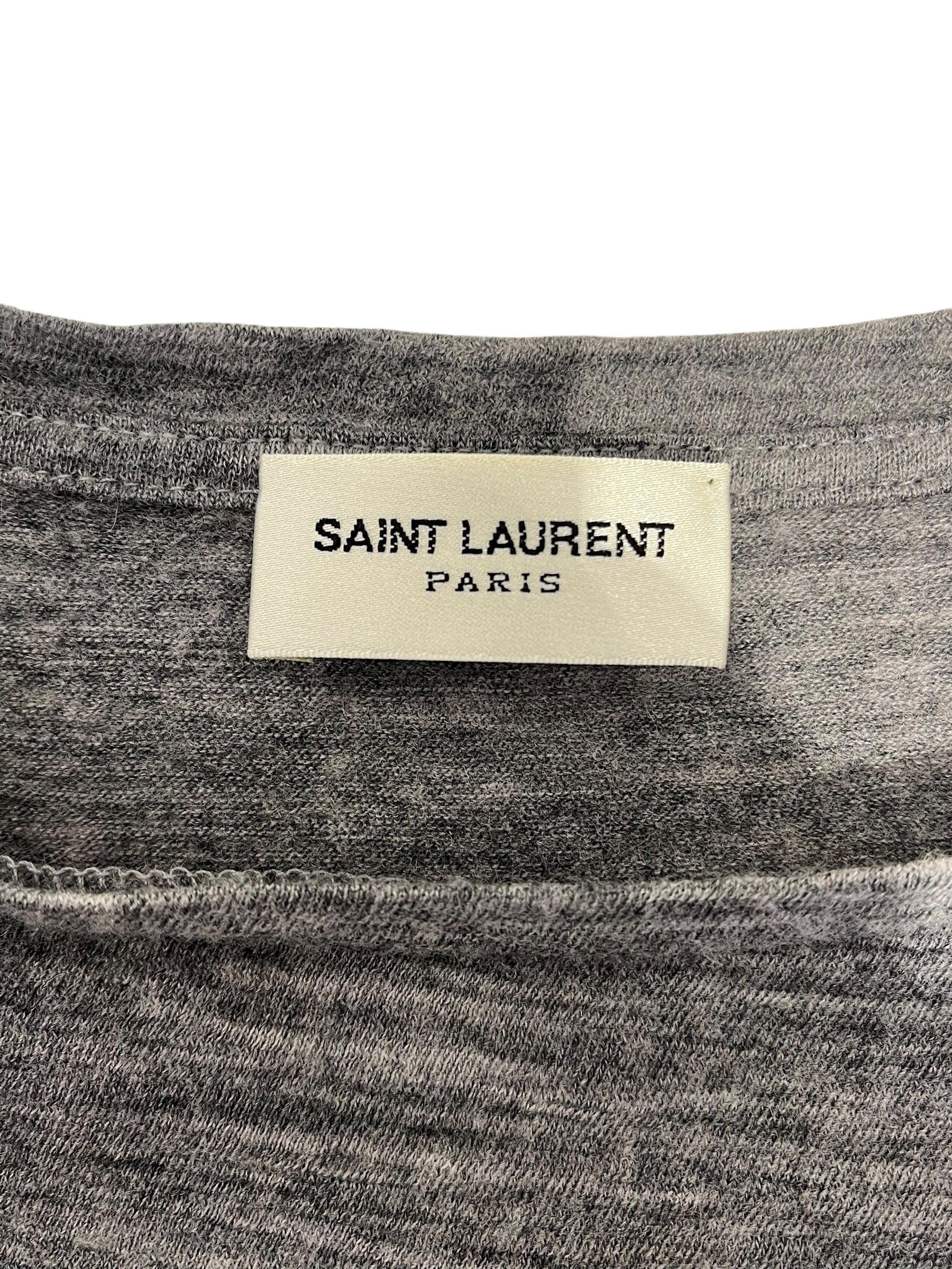 SAINT LAURENT/SL Shirt/XL/Wool/GRY/ view 3