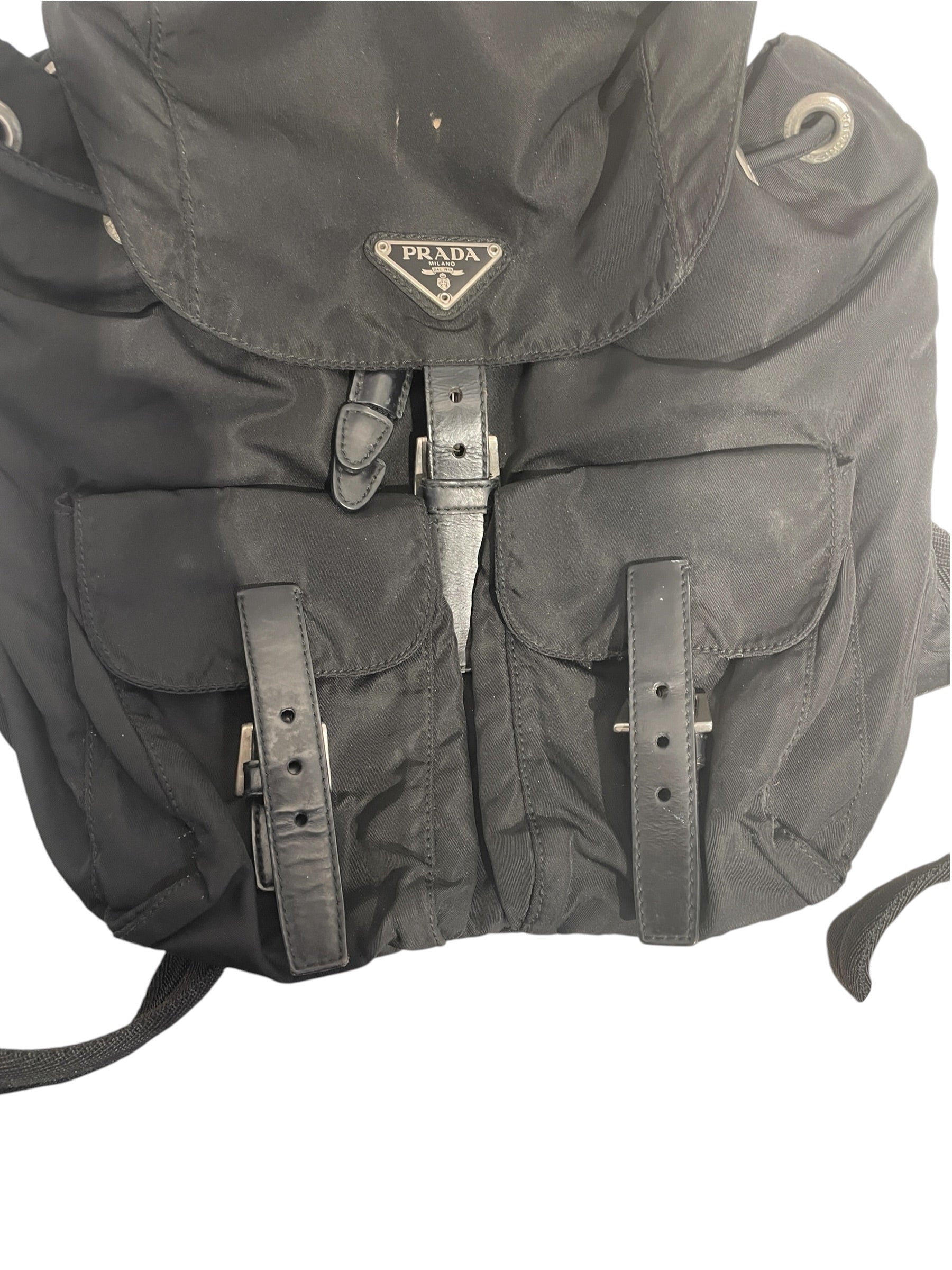 PRADA/Backpack/Nylon/BLK/TESSUTO NYLON BACKPACK view 2