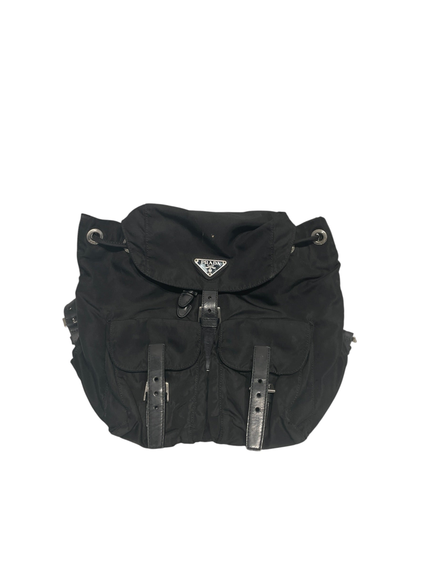 PRADA/Backpack/Nylon/BLK/TESSUTO NYLON BACKPACK view 1