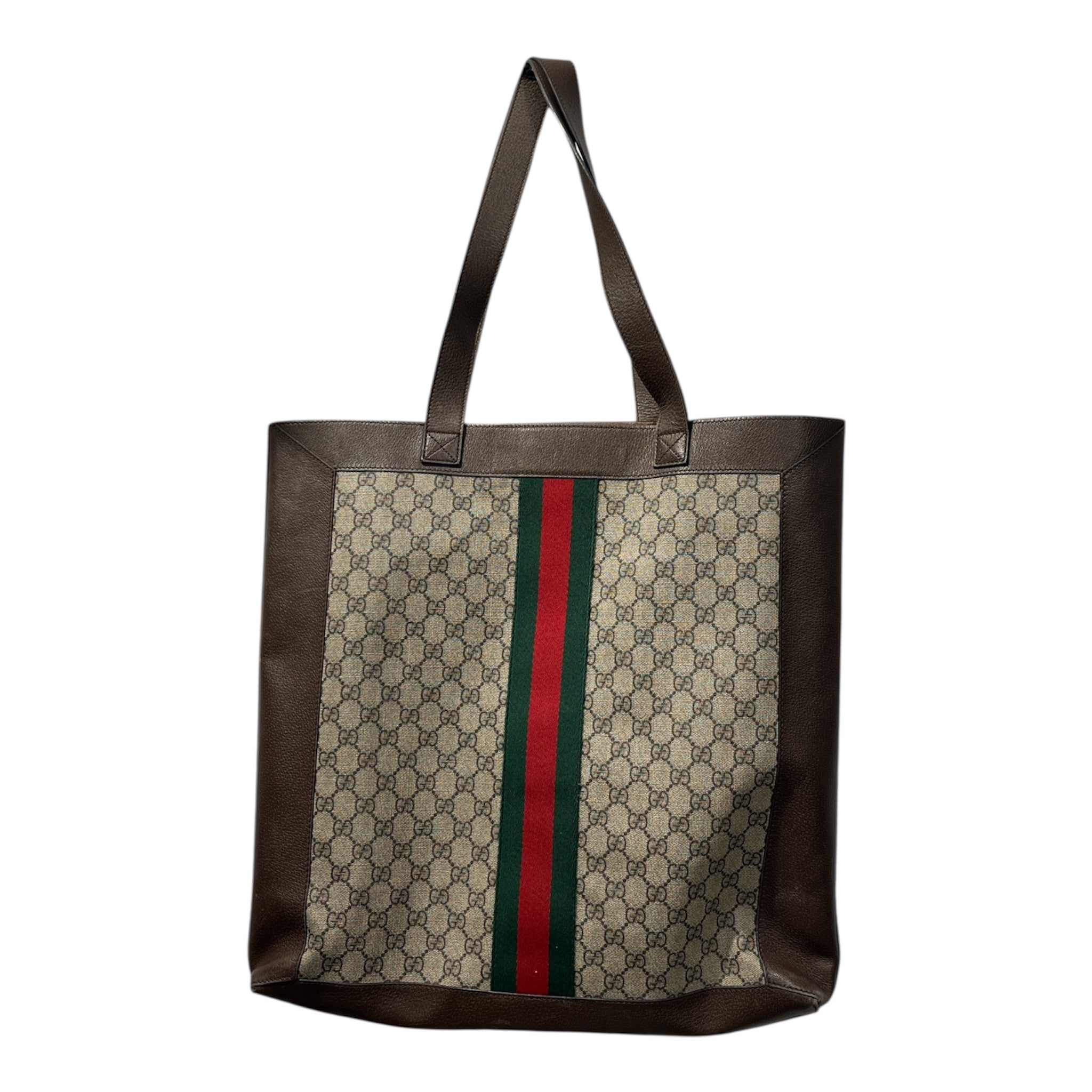 GUCCI/Tote Bag/Monogram/Leather/GRY/Ophidia Supreme Tote Bag view 2