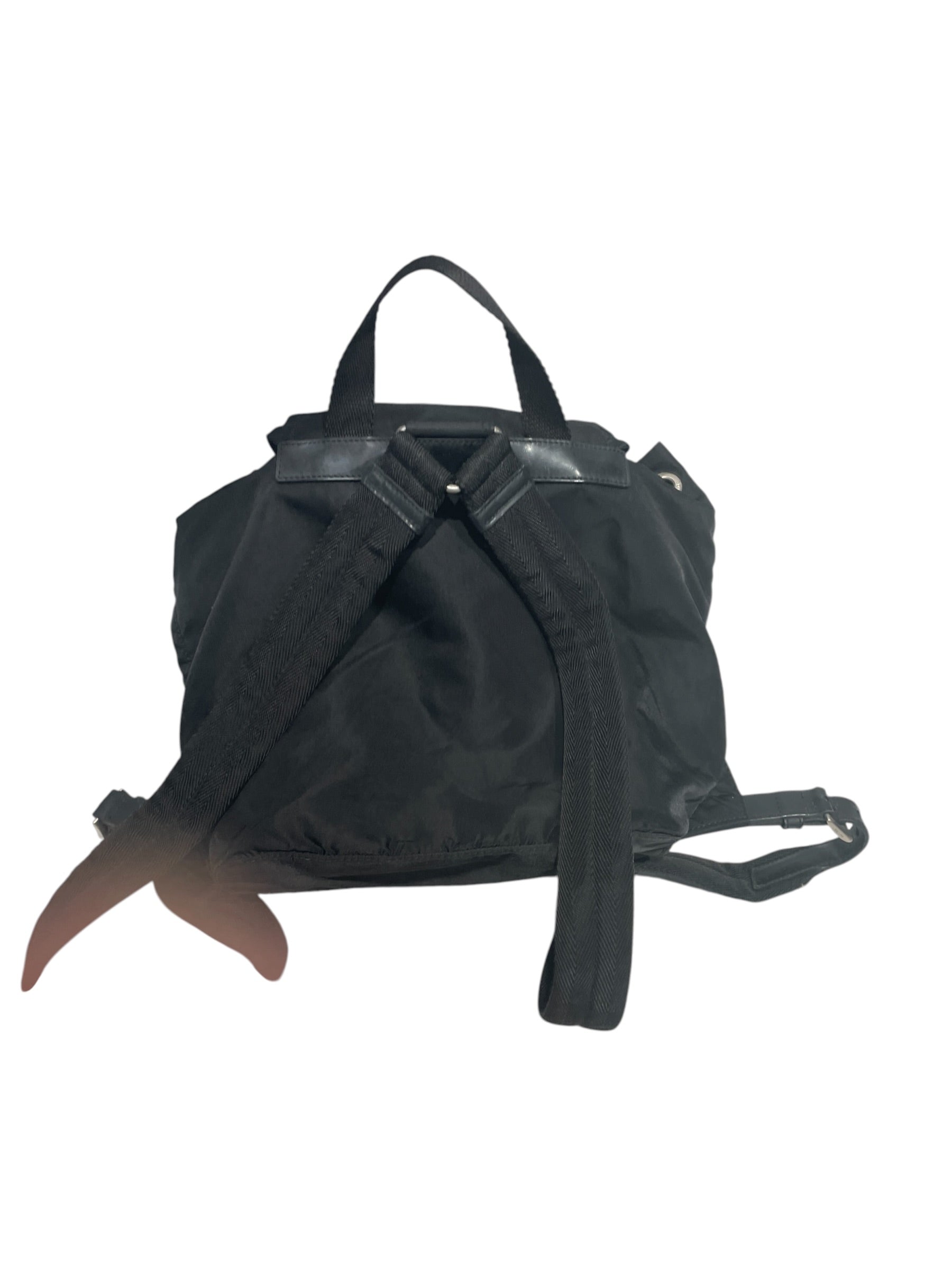 PRADA/Backpack/Nylon/BLK/TESSUTO NYLON BACKPACK view 3