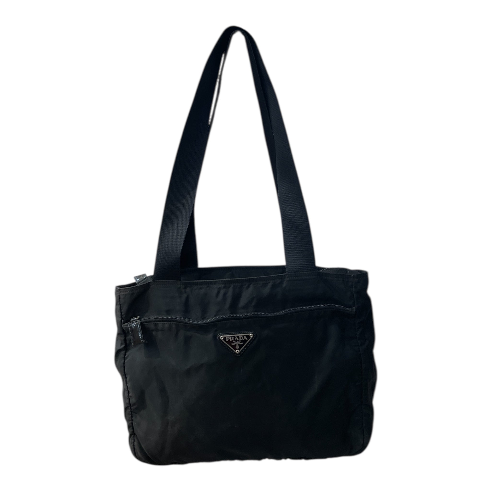 PRADA/Hand Bag/Nylon/BLK/NYLON PRADA BAG view 1