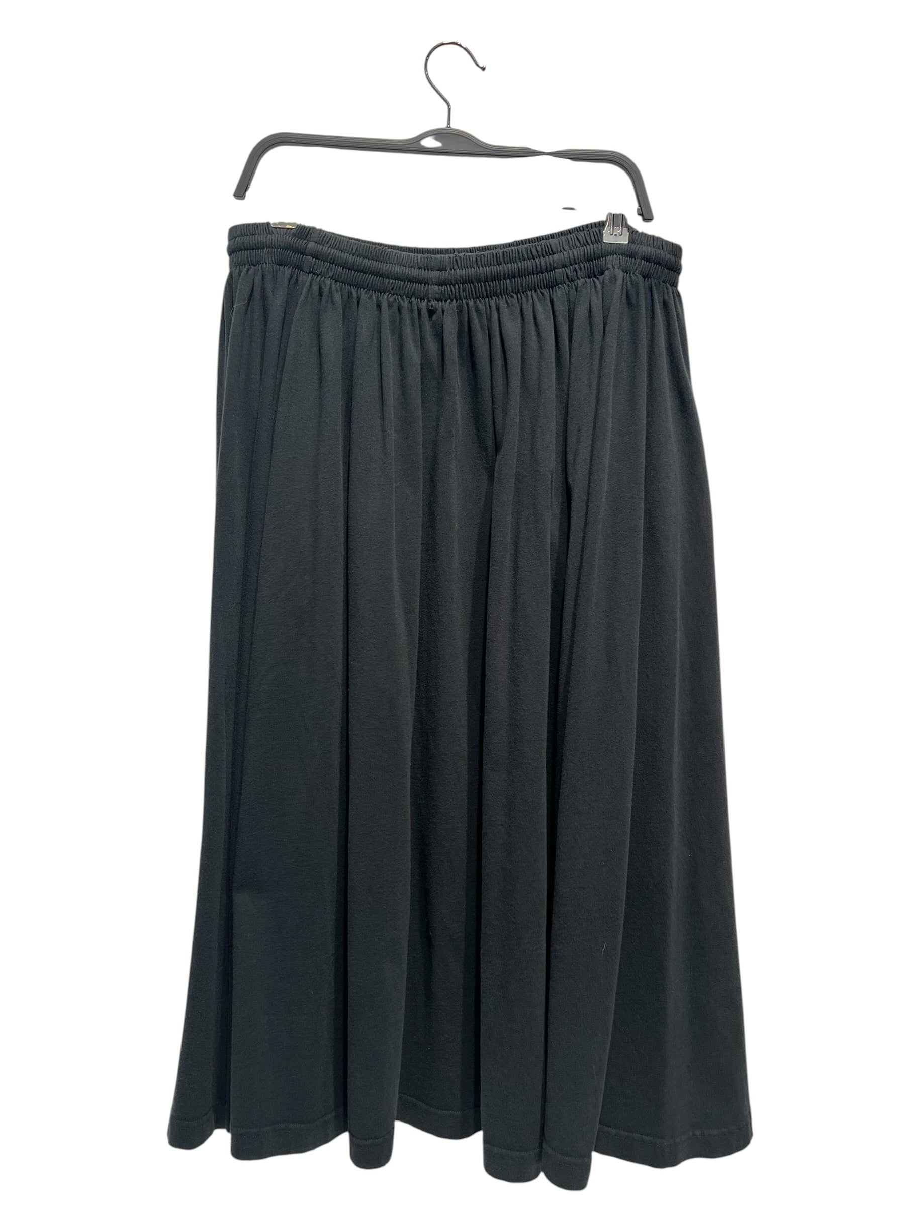 BALENCIAGA/Long Skirt/M/Cotton/BLK/BALENCIAGA VTG JERSEY SKIRT view 2