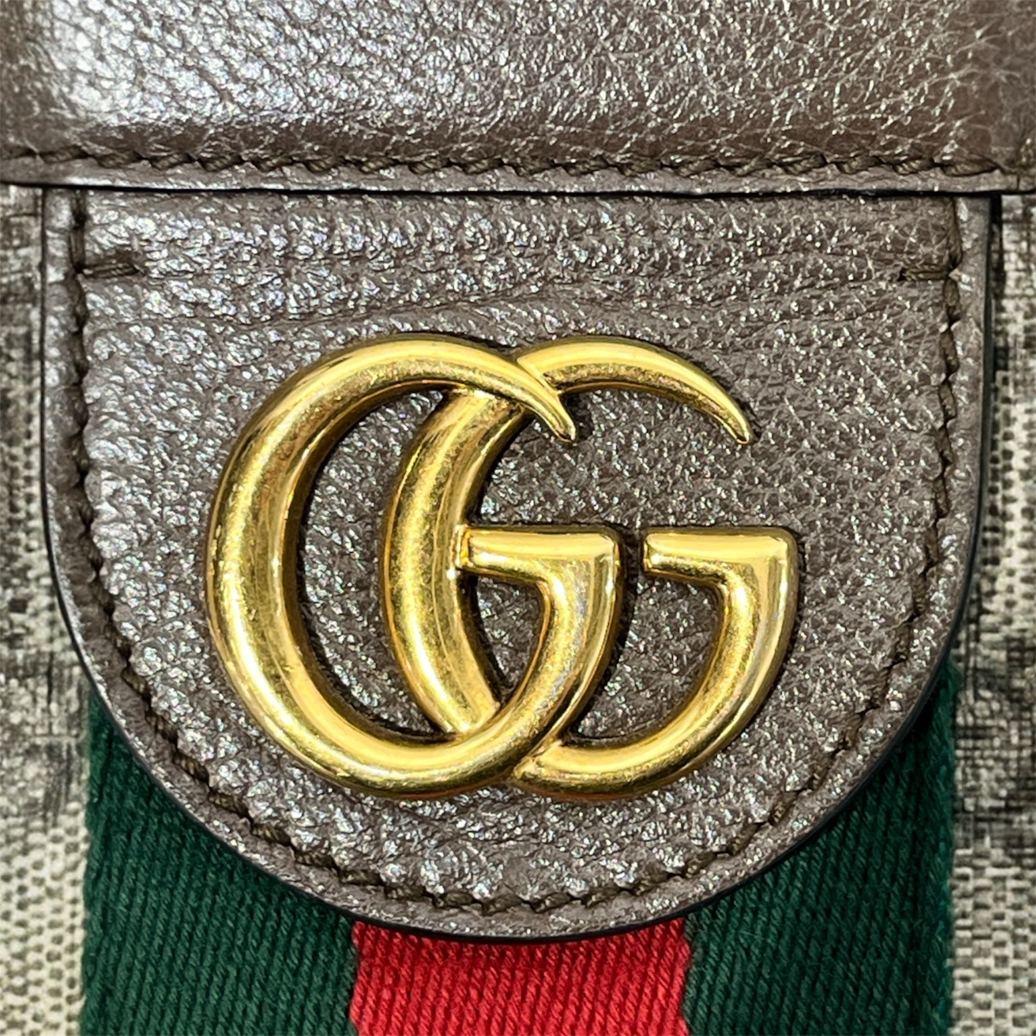 GUCCI/Tote Bag/Monogram/Leather/GRY/Ophidia Supreme Tote Bag view 5