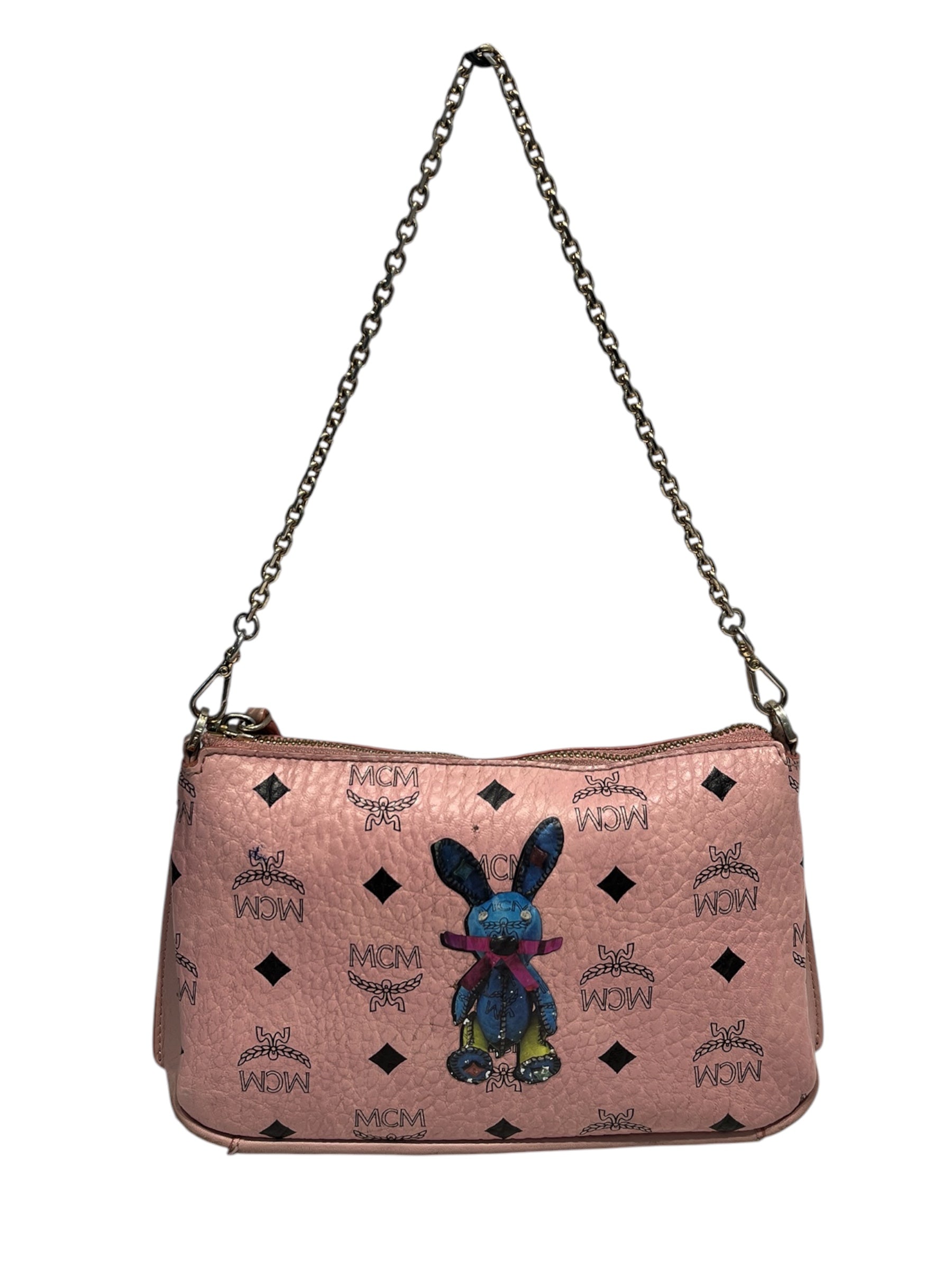 MCM/Bag/Monogram/Leather/PNK/MCM BUNNY BAG view 1