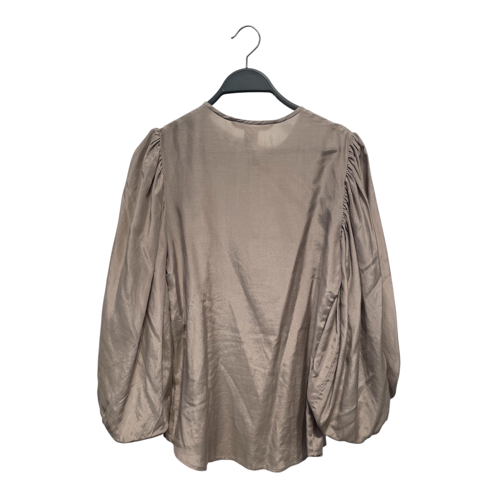 DIANE von FURSTENBERG/LS Blouse/4/Cotton/BLK/RN:84177 view 2
