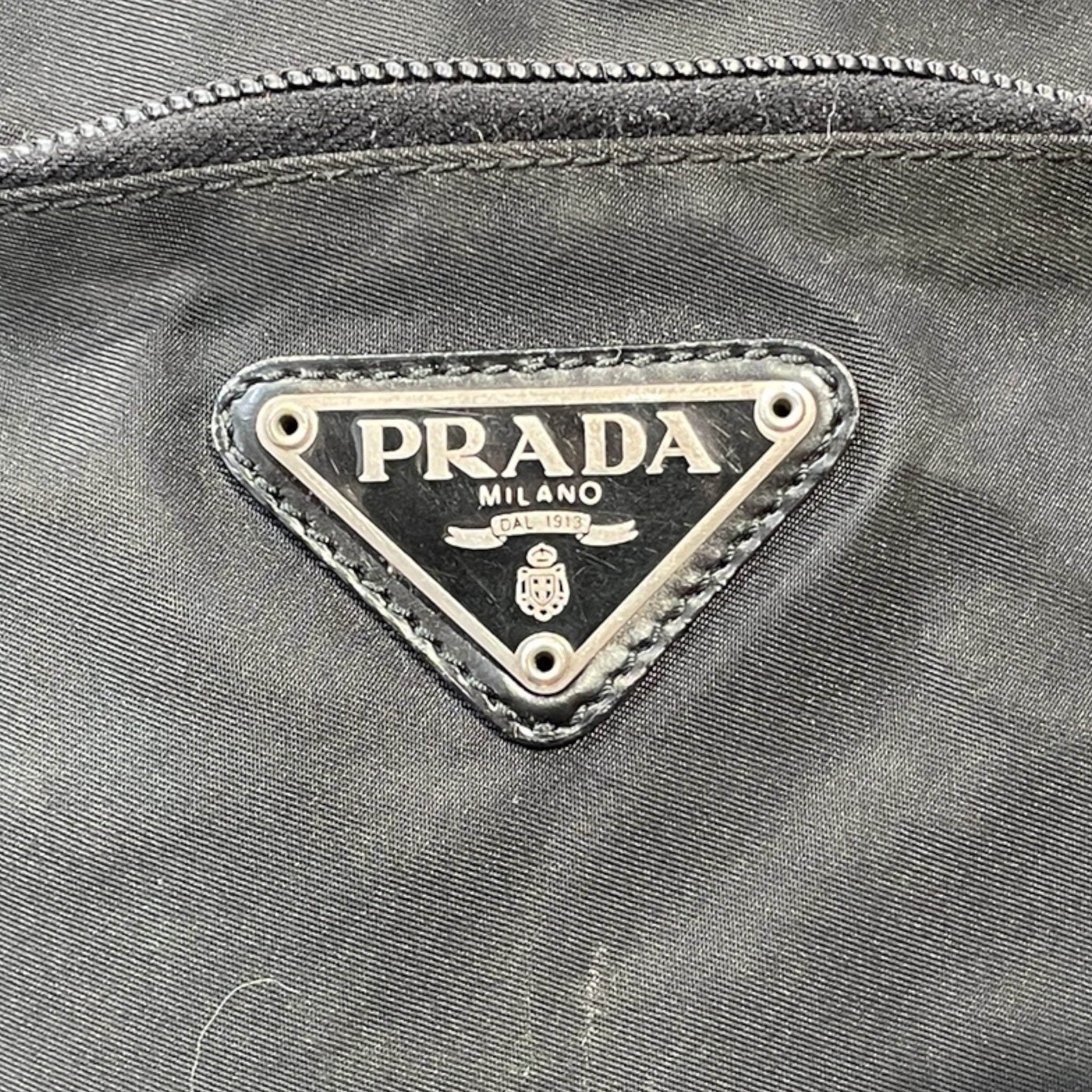 PRADA/Hand Bag/Nylon/BLK/NYLON PRADA BAG view 4