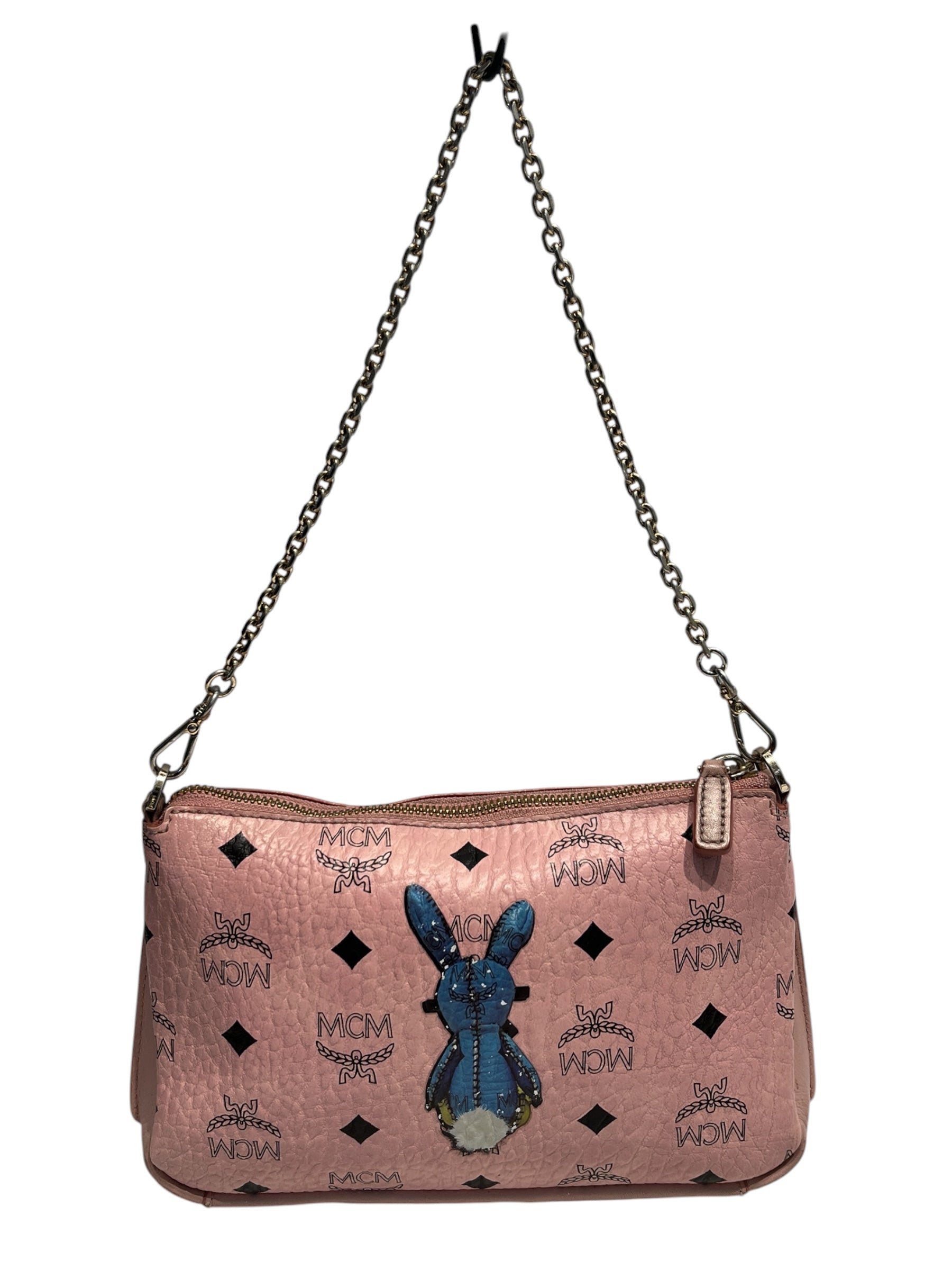 MCM/Bag/Monogram/Leather/PNK/MCM BUNNY BAG view 2