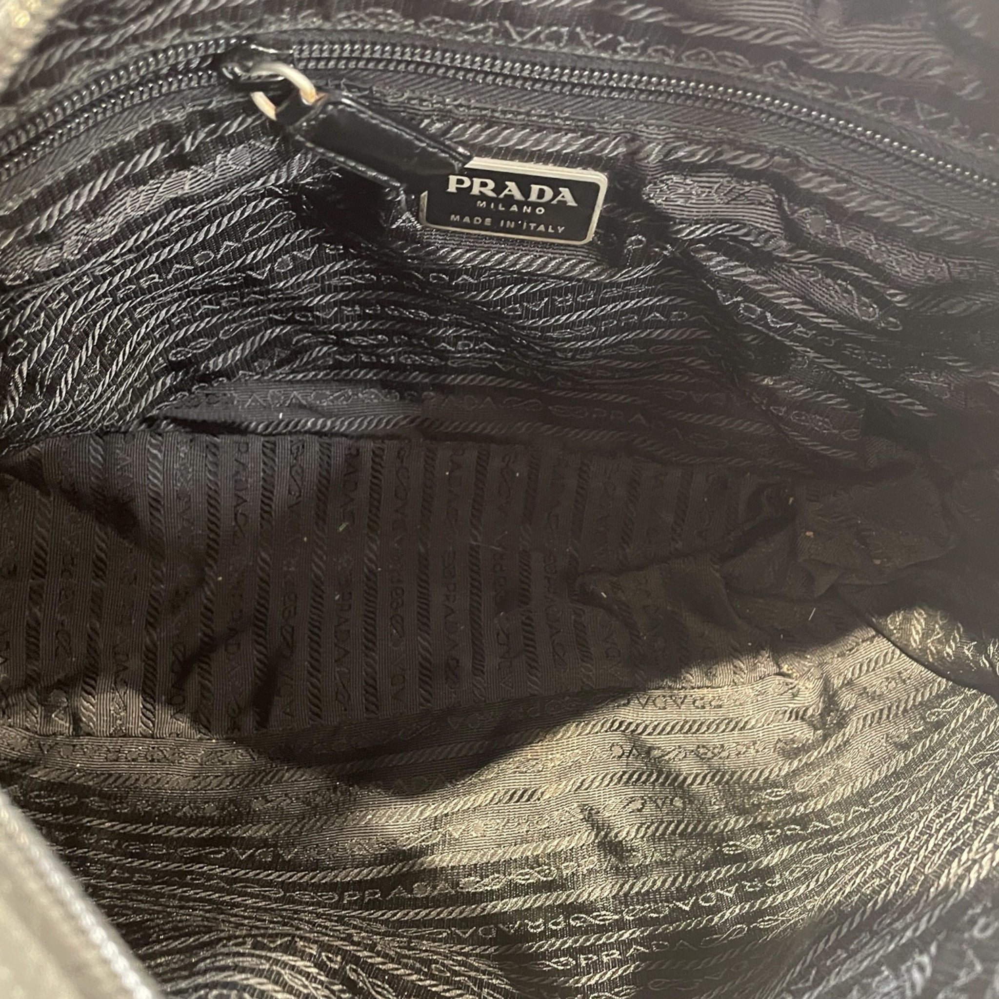 PRADA/Hand Bag/Nylon/BLK/NYLON PRADA BAG view 7