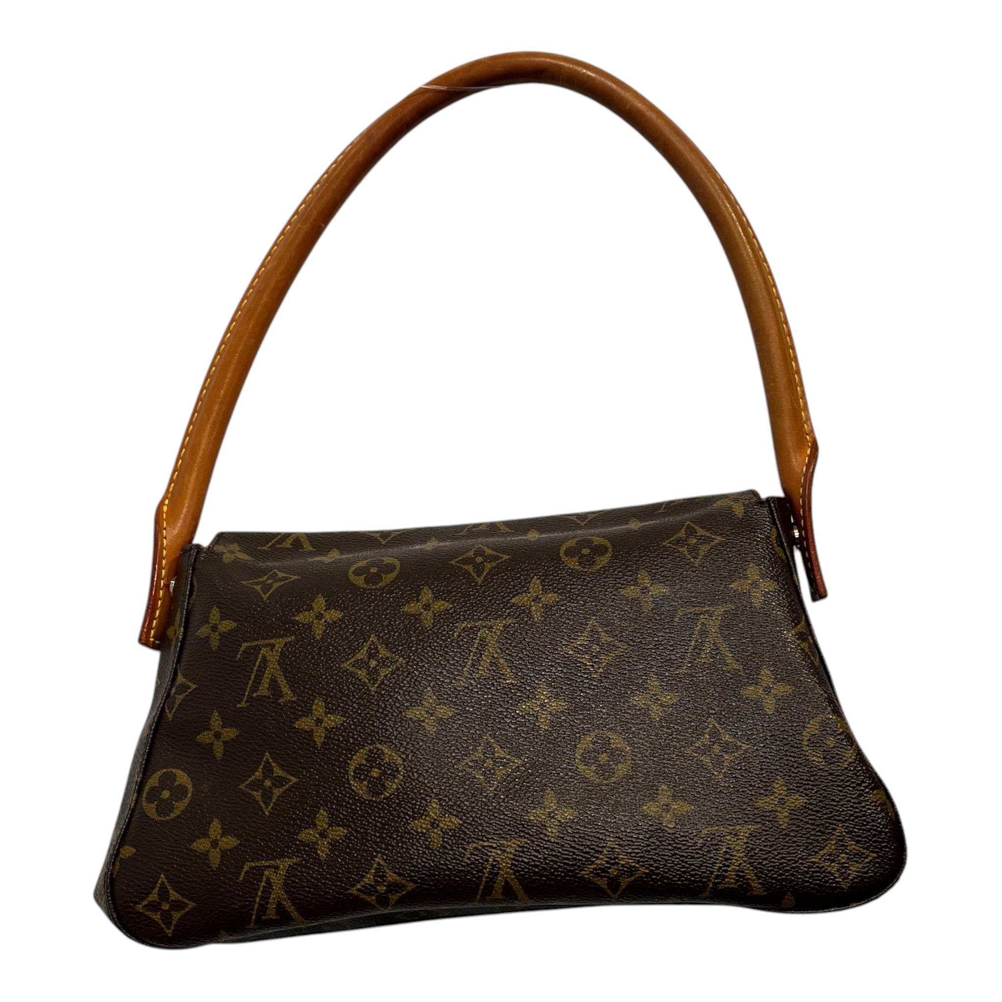 LOUIS VUITTON/Hand Bag/Monogram/Leather/BRW/sd0091 mini looping bag view 2