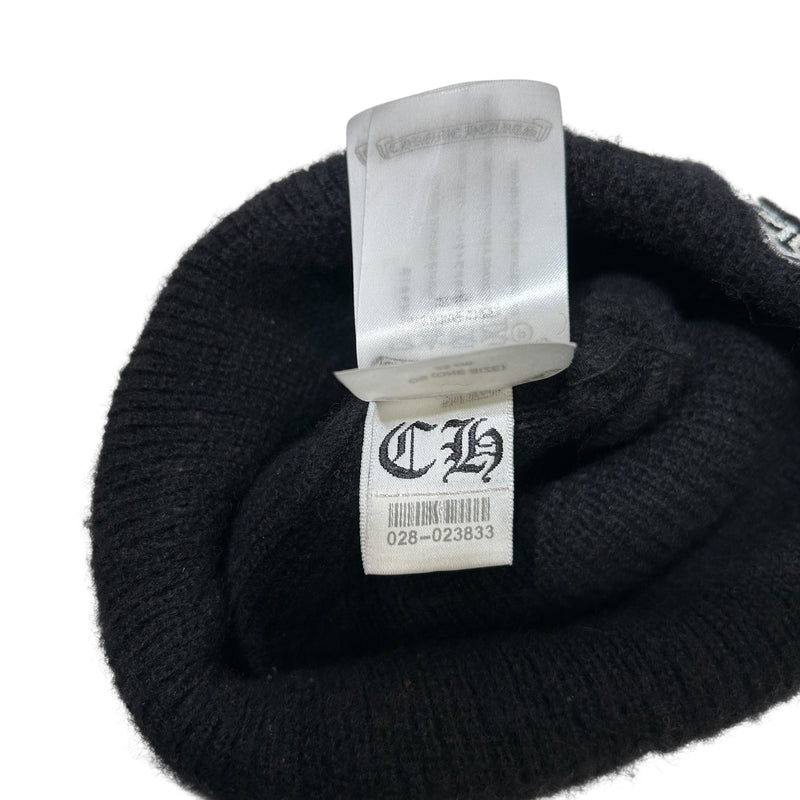 CHROME HEARTS/Beanie/Wool/BLK/horseshoe