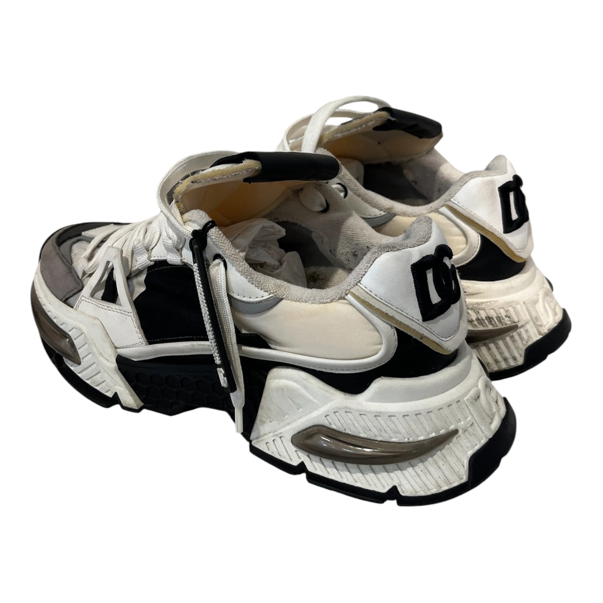 DOLCE&GABBANA/Low-Sneakers/EU 40/Cotton/BLK/airmaster view 4