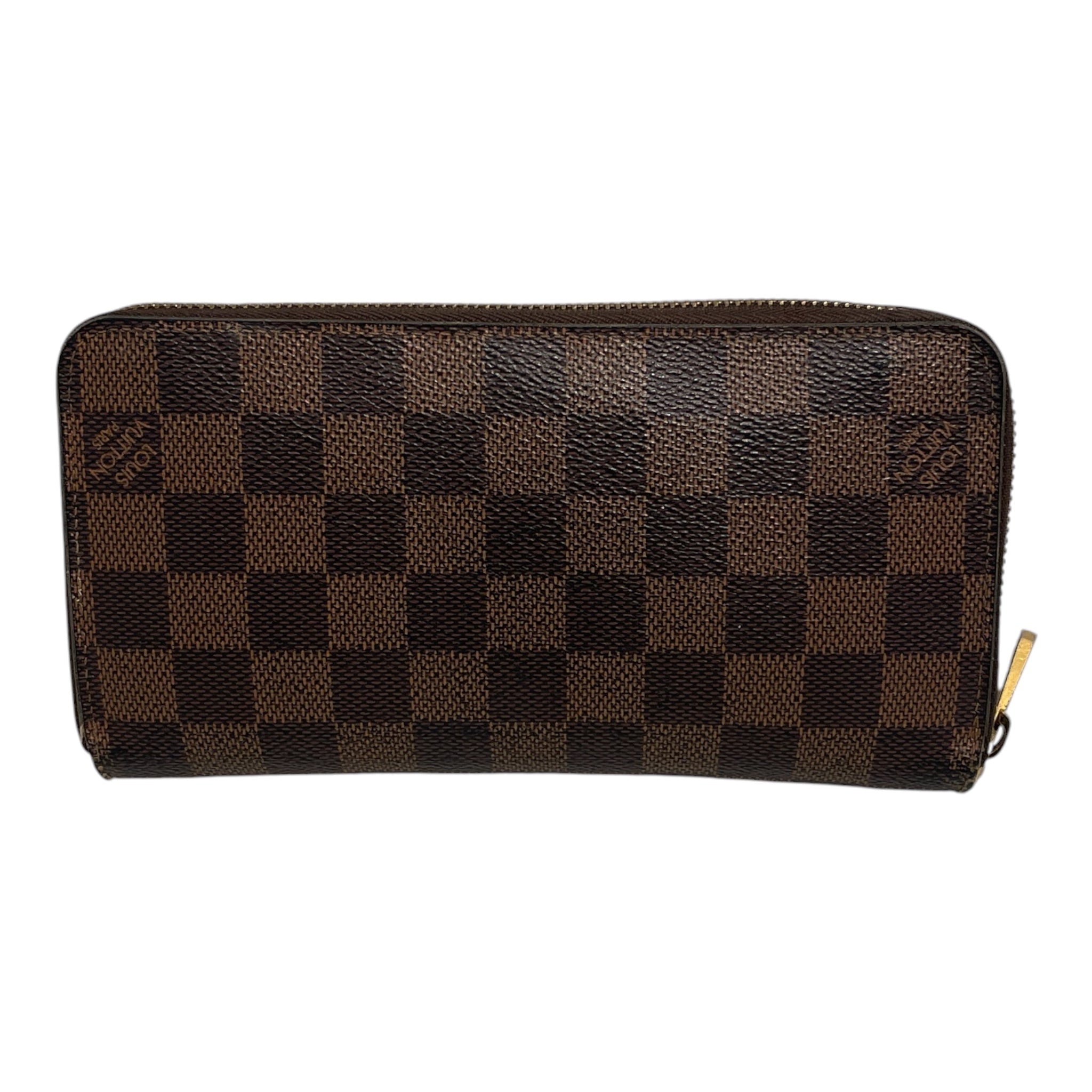 LOUIS VUITTON/Long Wallet/Monogram/Leather/BRW/Zippy Long Wallet view 1