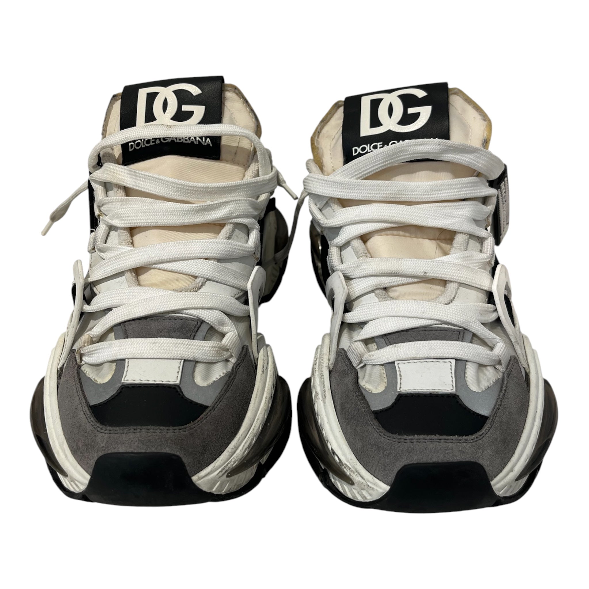 DOLCE&GABBANA/Low-Sneakers/EU 40/Cotton/BLK/airmaster view 2