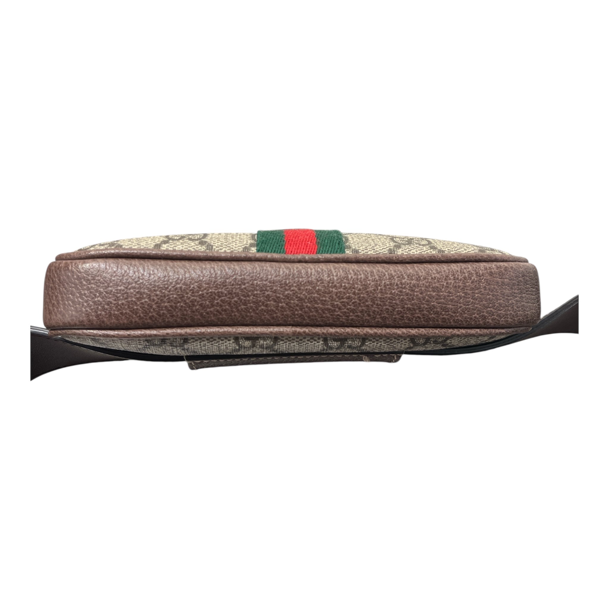 GUCCI/Fanny Pack/Monogram/Leather/KHK/GG SUPREME BELT BAG MINI view 5