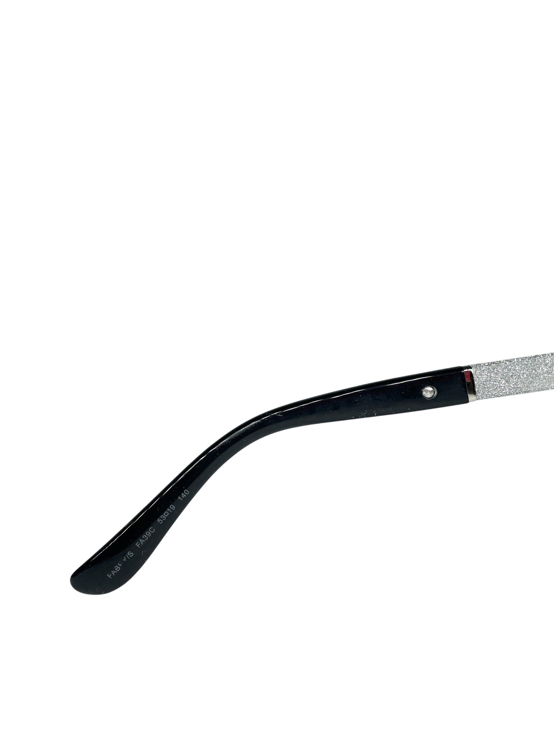 JIMMY CHOO/Sunglasses/Glitter/Celluloid/BLK/FABBY FA39C METAL BRIDGE view 6