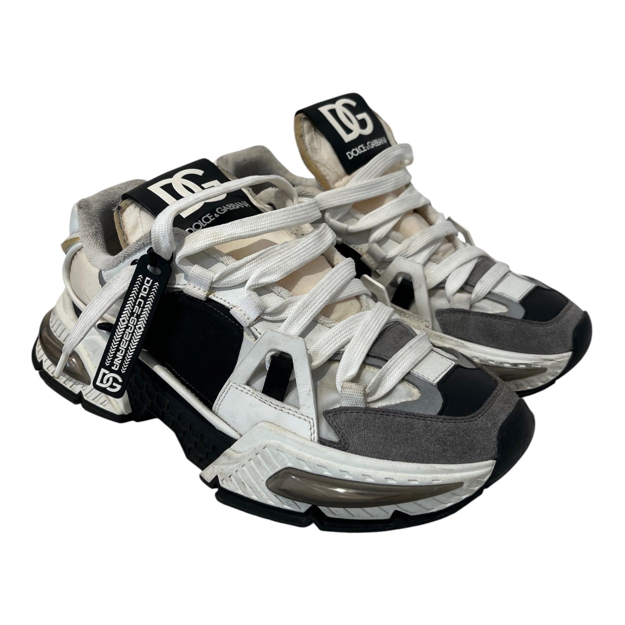 DOLCE&GABBANA/Low-Sneakers/EU 40/Cotton/BLK/airmaster view 5