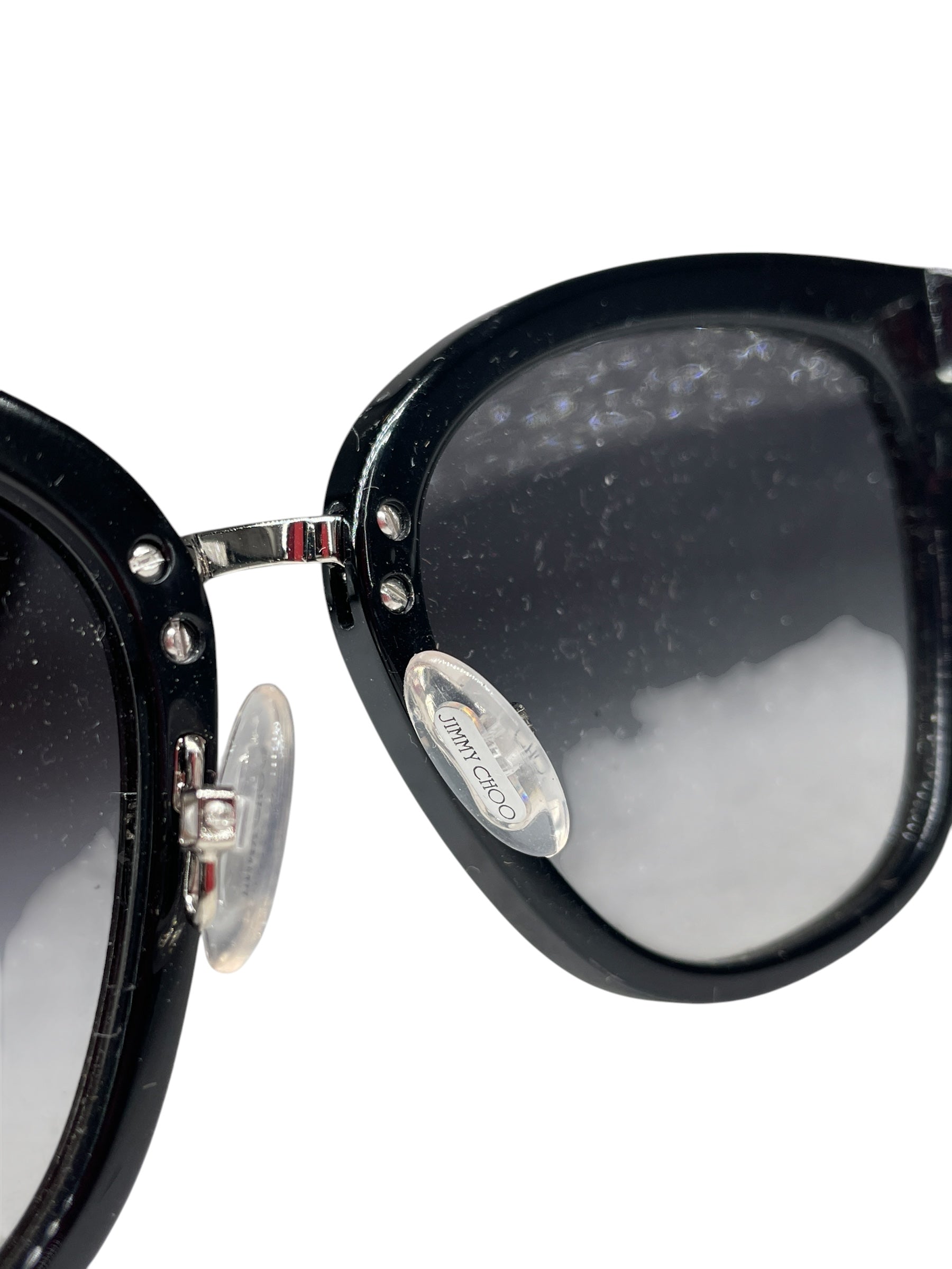 JIMMY CHOO/Sunglasses/Glitter/Celluloid/BLK/FABBY FA39C METAL BRIDGE view 7