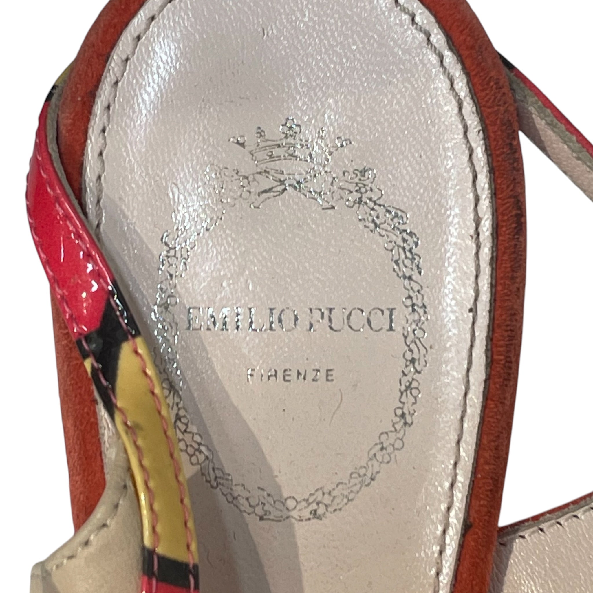 EMILIO PUCCI///Heels/--/Plain/Polyester/RED//W [Designers] Essentials/ view 3