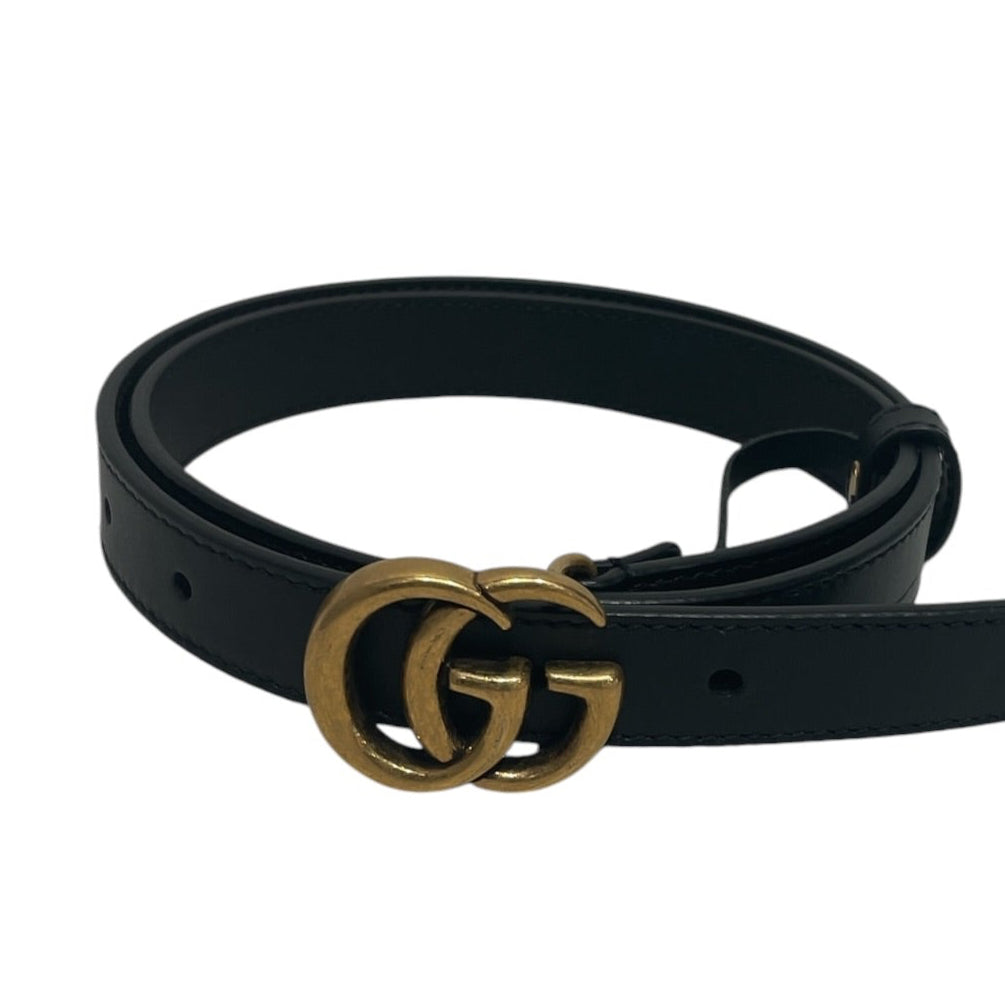 GUCCI/Belt/Leather/BLK/L's/GG SLIM view 1