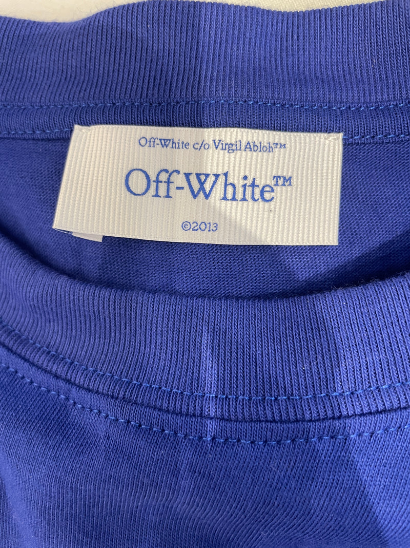 OFF-WHITE/T-Shirt/XXL/Cotton/BLU/