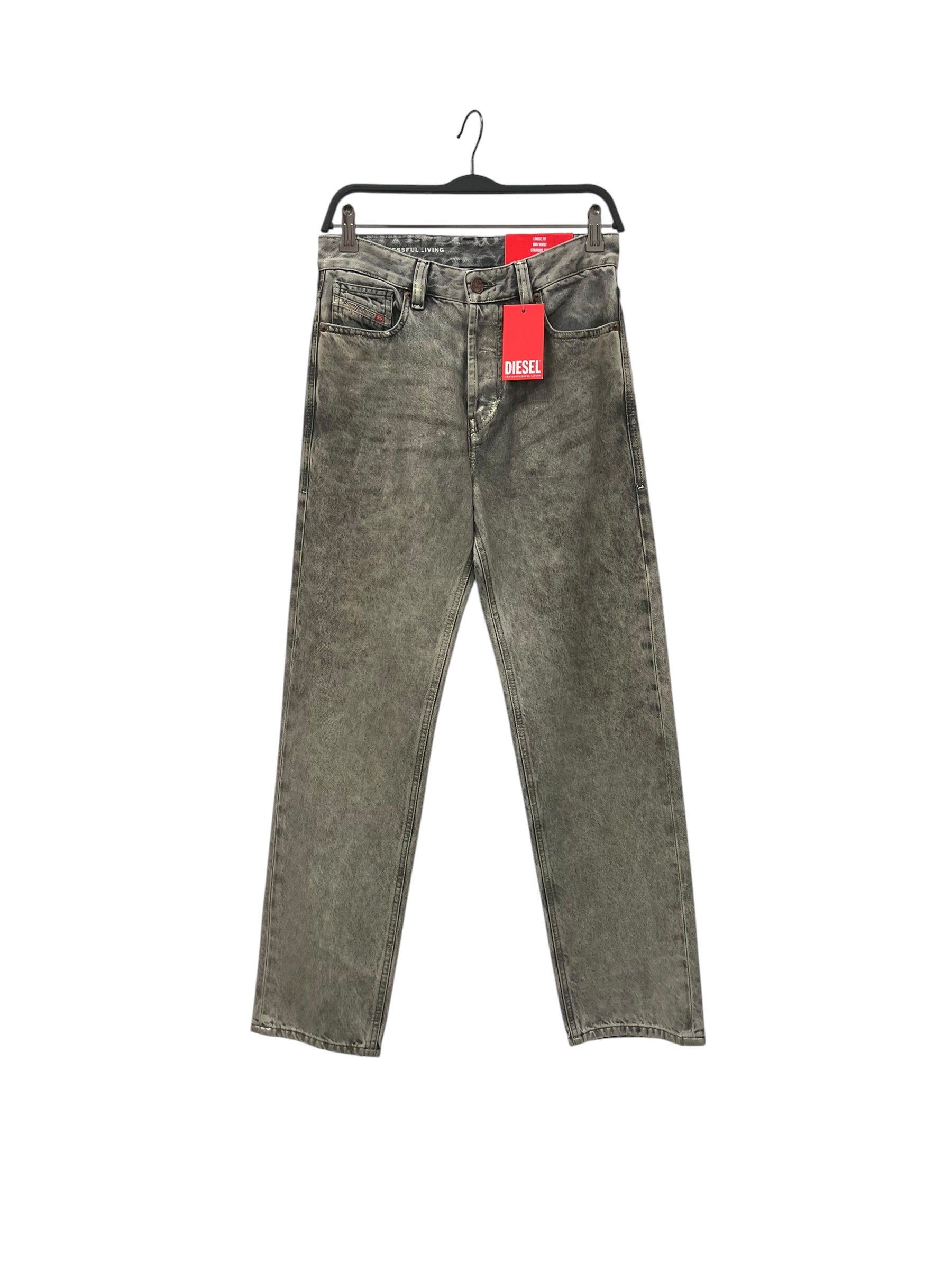 DIESEL/Straight Pants/24/Denim/SLV/LOOSE STRAIGHT LEG SPARKLY view 1