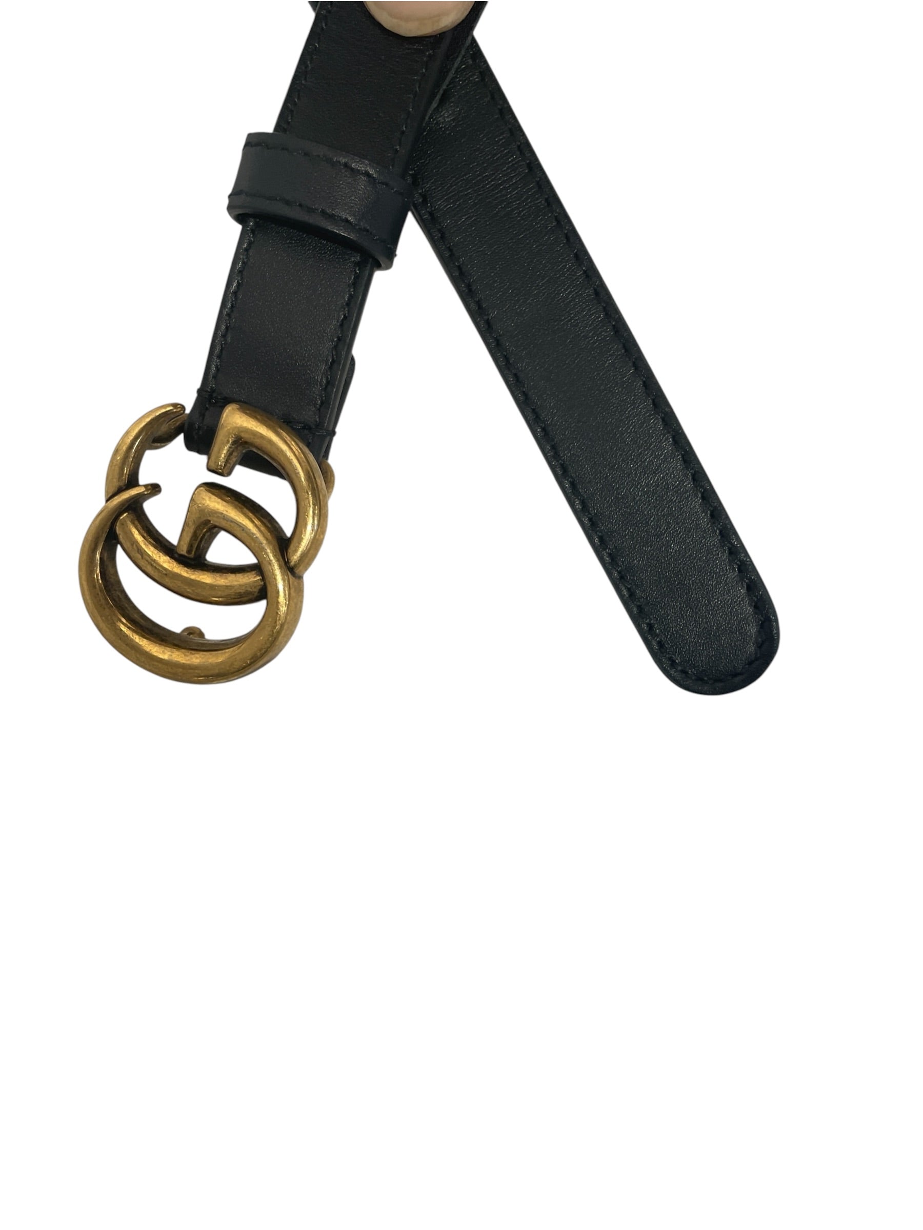 GUCCI/Belt/Leather/BLK/L's/GG SLIM view 2