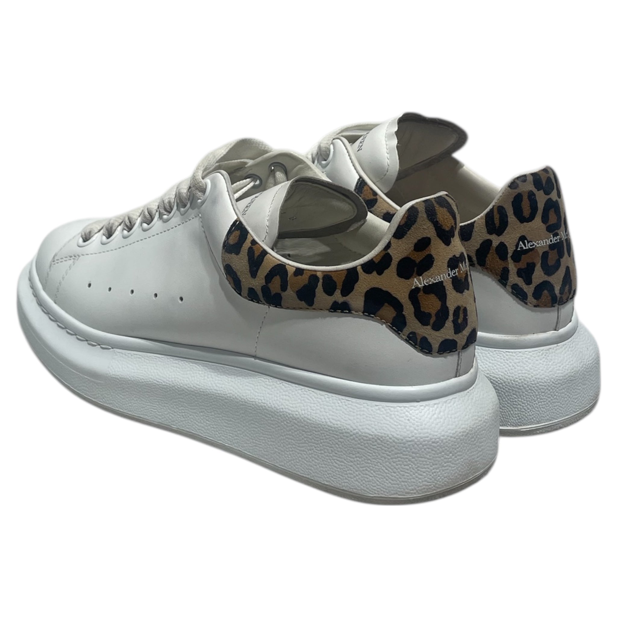 Alexander McQueen/Low-Sneakers/EU 37/Leopard/WHT/Leopard Back Tab Larry Sneaker view 2