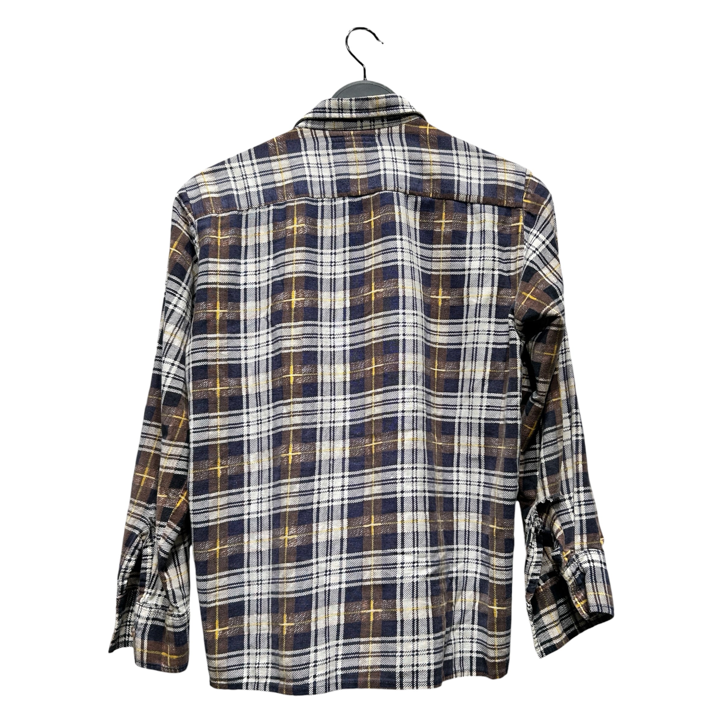 Rebuild by Needles/Flannel Shirt/XS/Cotton/MLT/Plaid/MLT CUT & COLOR YLLW PLUS ARMS view 2