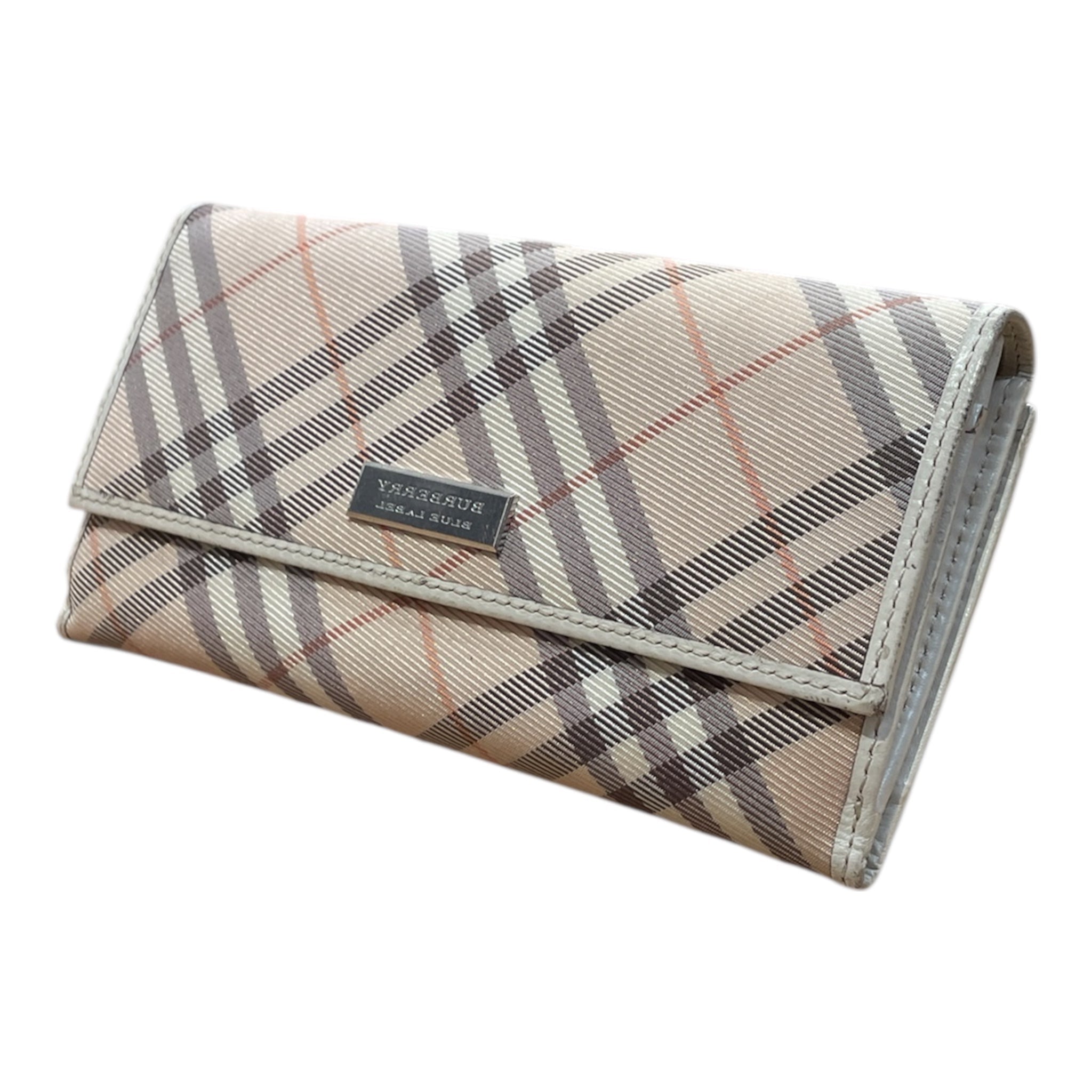 BURBERRY BLUE LABEL/Long Wallet/Plaid/CRM/BURBERRY BLUE LABEL WALLET view 1