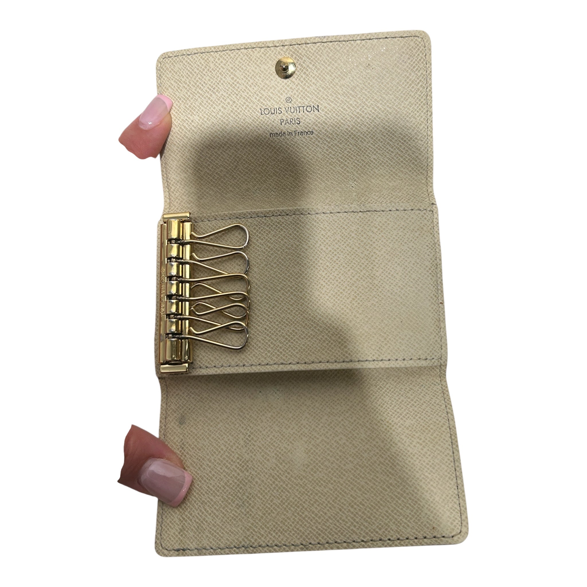 LOUIS VUITTON/Wallet/Monogram/Leather/CRM/DAMIER PRINT MINI KEY HOLDER view 2