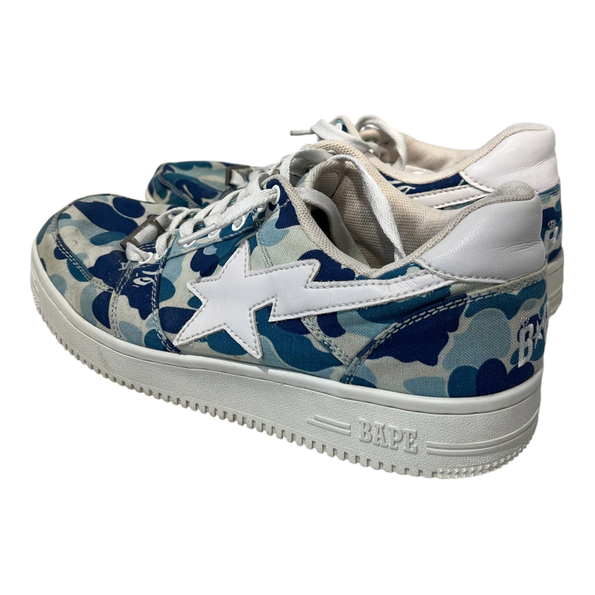 BAPE STA!/Low-Sneakers/US 10.5/Camouflage/Cotton/BLU/ 20TH ANNIVERSARY BAPESTA view 2