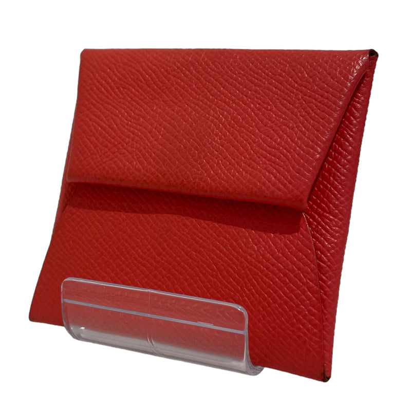 HERMES/Coin Wallet/Leather/RED/