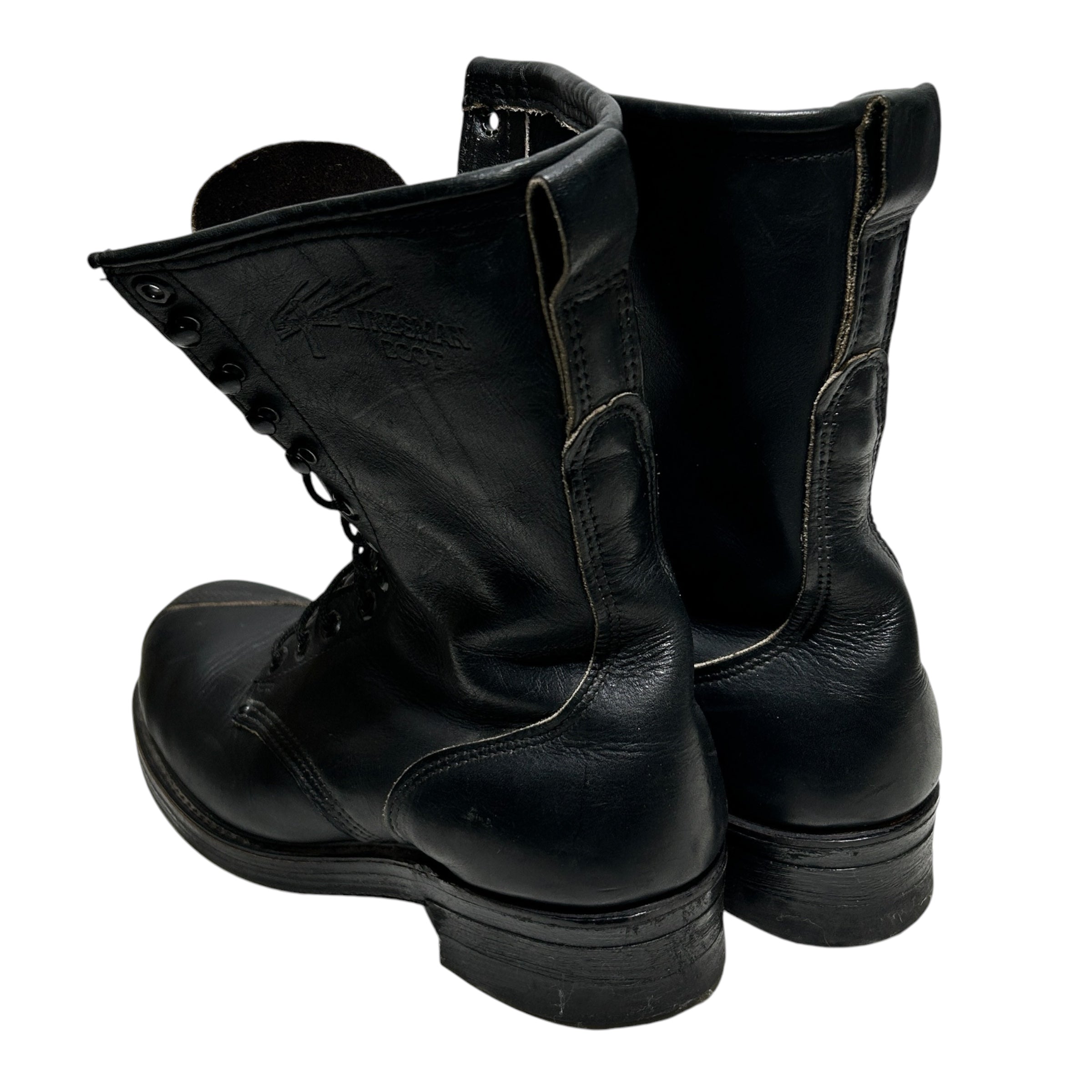 Vintage/Lace Up Boots/US 11/Leather/BLK/COMBAT STEEL TOE view 2