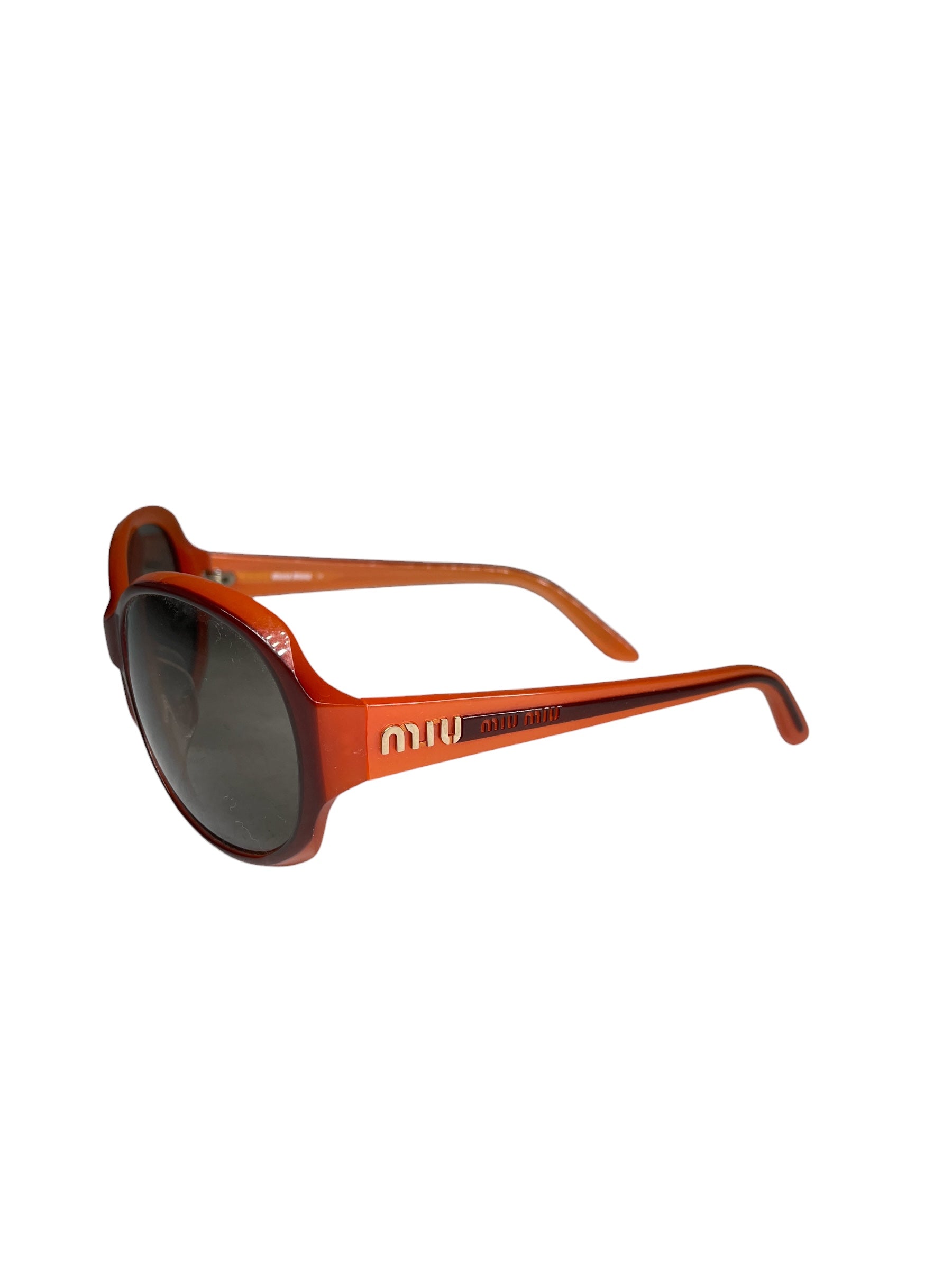 MIU MIU/Sunglasses/Plastic/ORN/CIRCLE LENS view 2