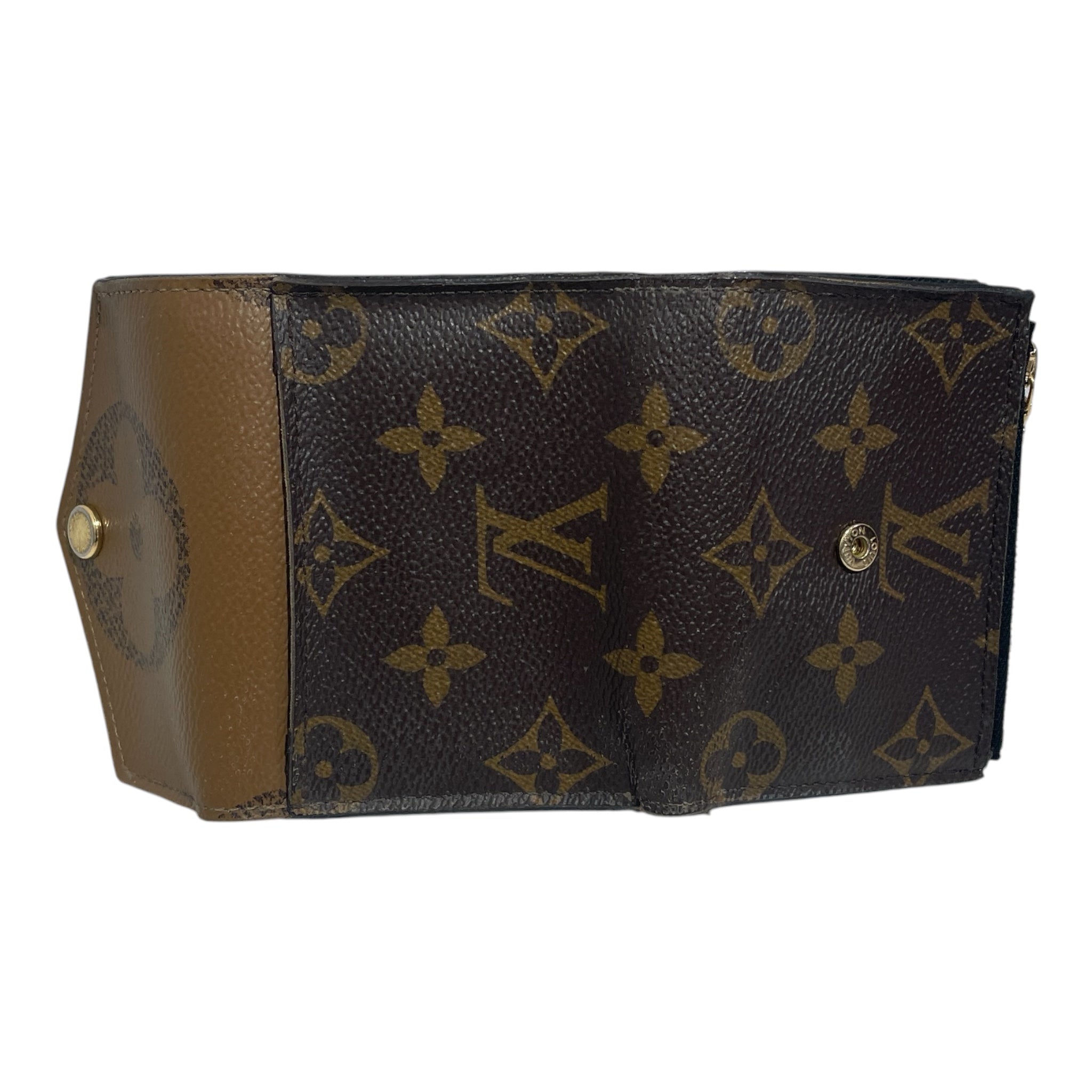 LOUIS VUITTON/Bifold Wallet/Monogram/Leather/BRW/L's/zoe wallet reverse monogram view 3