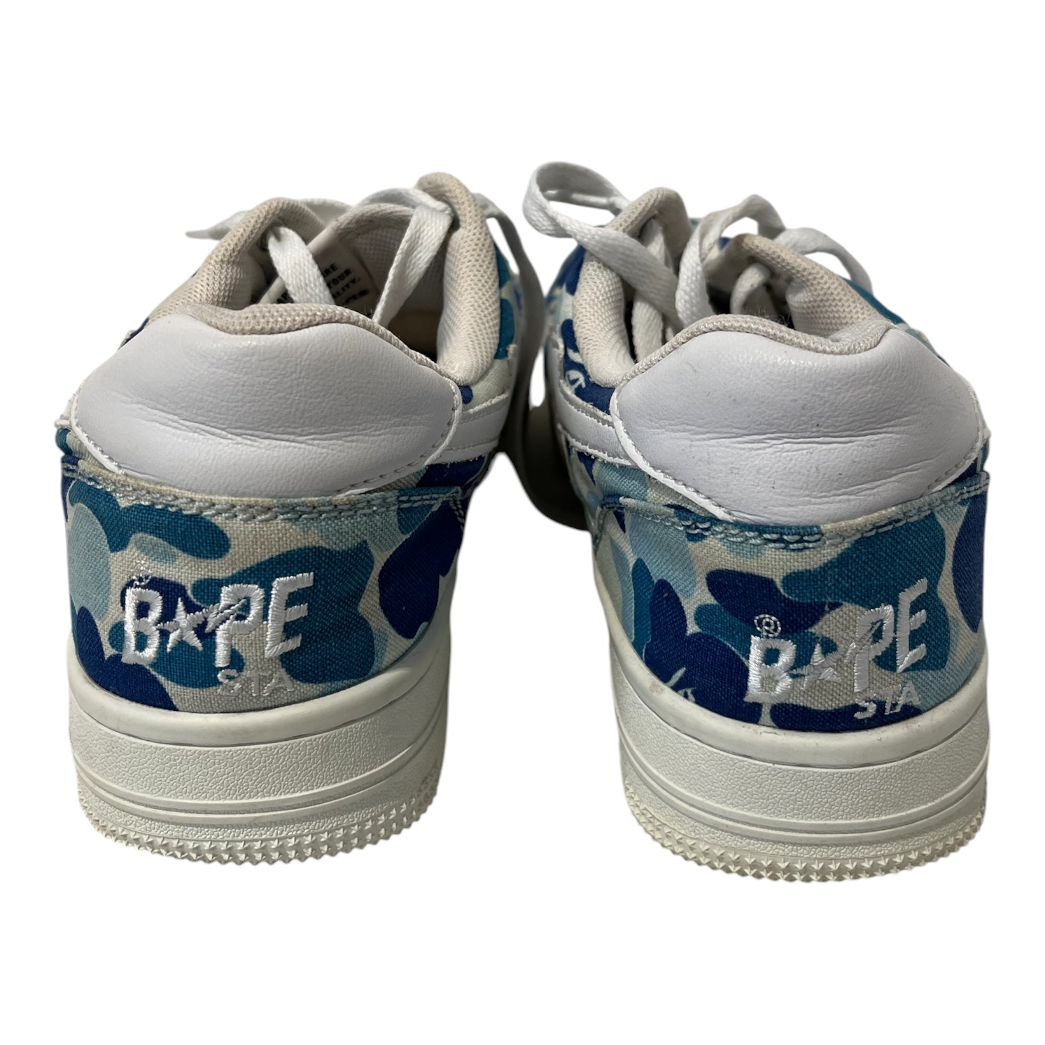 BAPE STA!/Low-Sneakers/US 10.5/Camouflage/Cotton/BLU/ 20TH ANNIVERSARY BAPESTA view 6