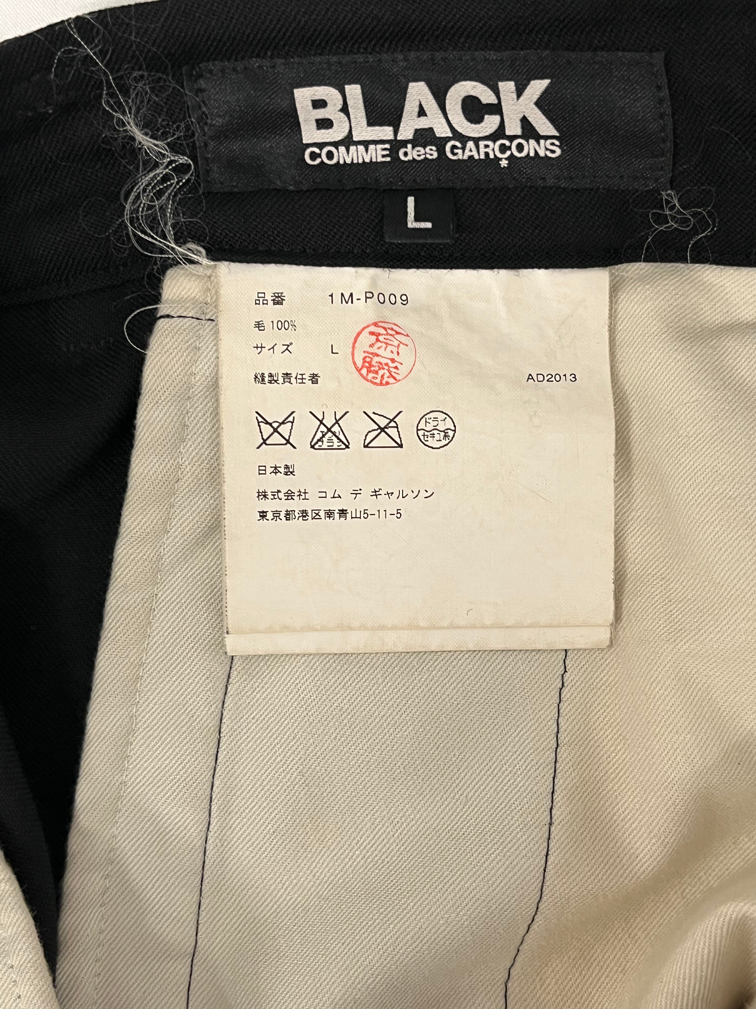 BLACK COMME des GARCONS/Shorts/L/Cotton/BLK/ view 4