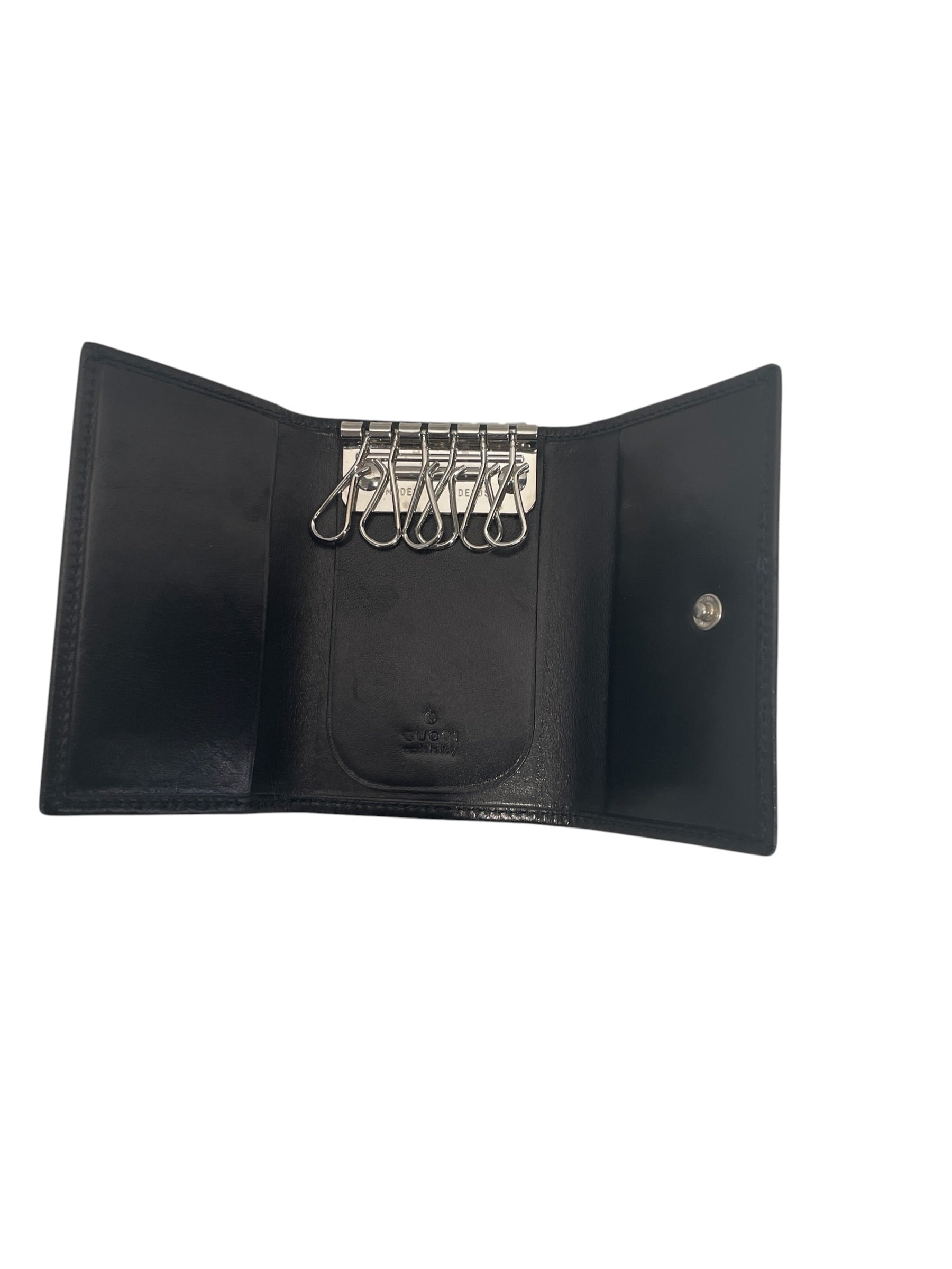 GUCCI/Key Case/Leather/BLK/L's/033 0416 0870 view 4