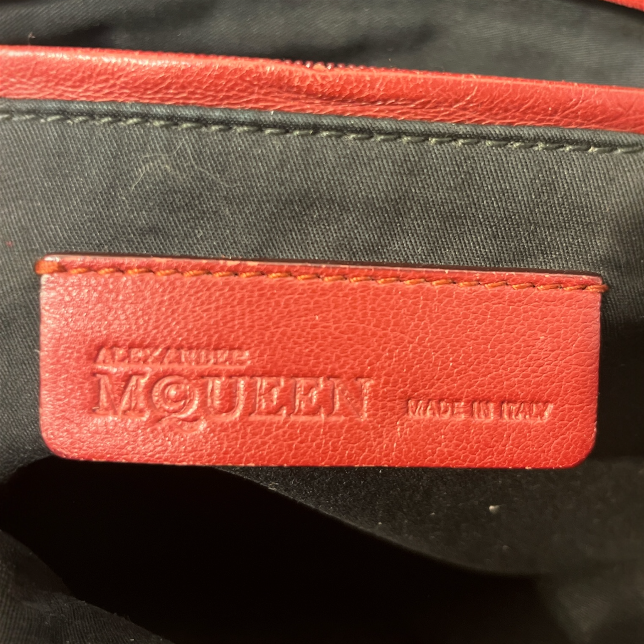 Alexander McQueen/Hand Bag/Leather/BRD/MAGNET-FLAP, TASSEL ZIPPERS view 5