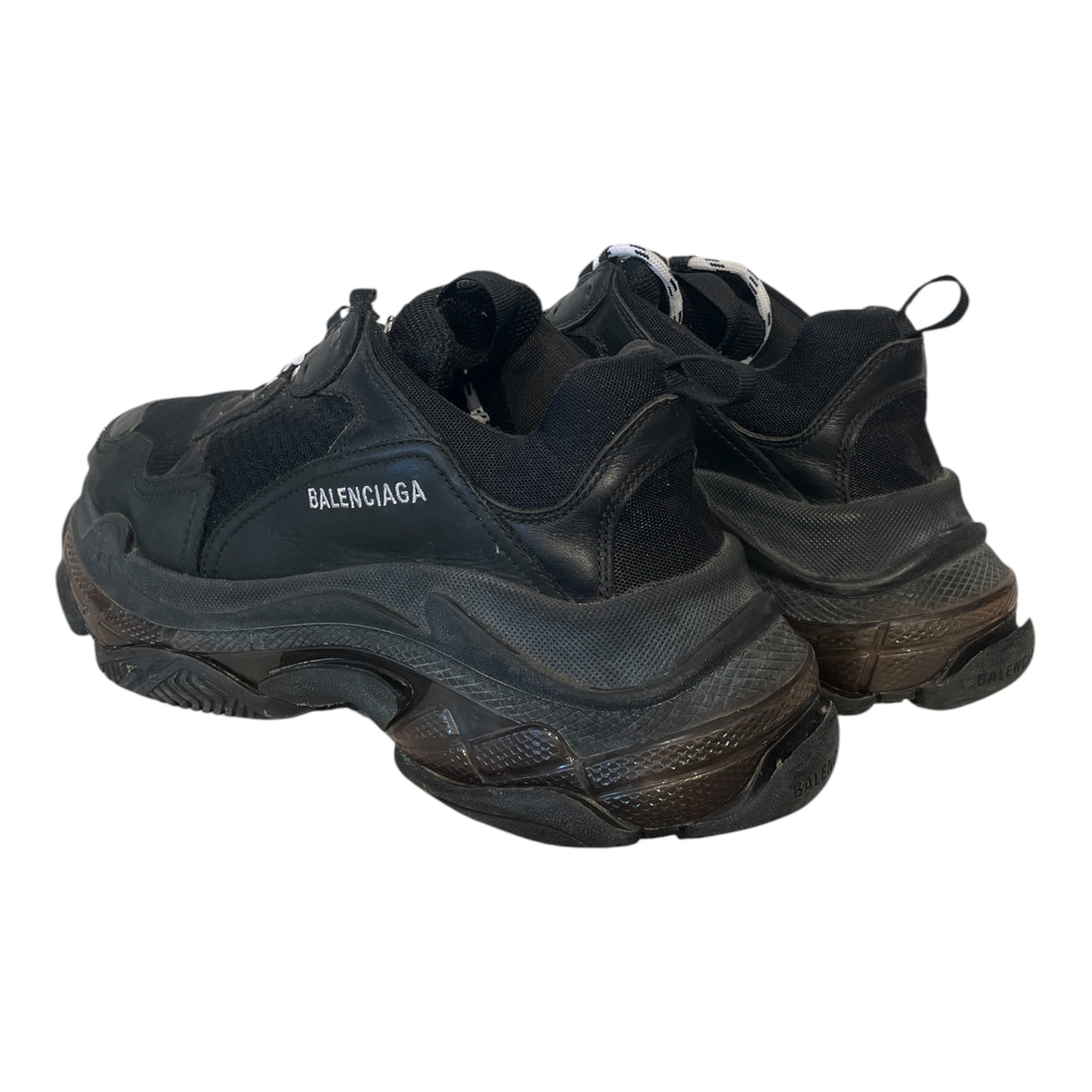 BALENCIAGA/Low-Sneakers/US 10/BLK/TRIPLE S view 2