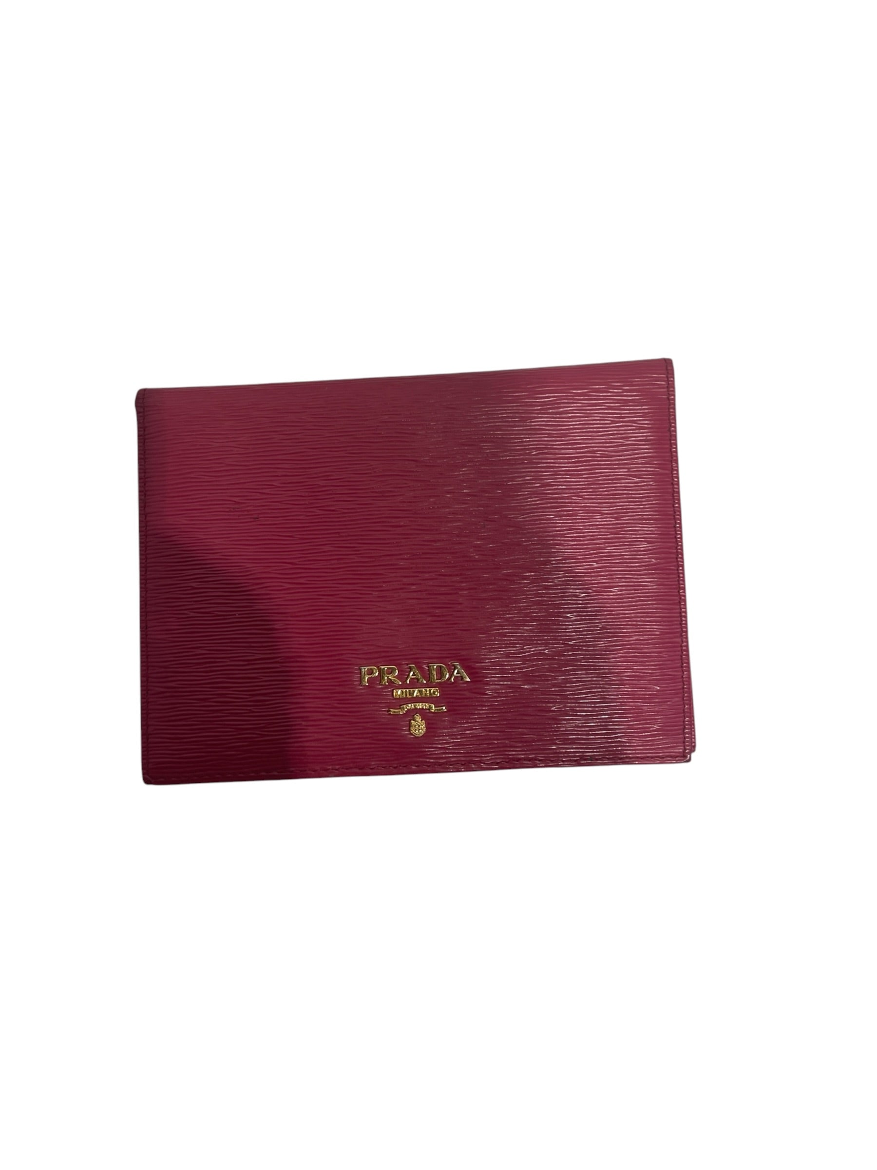 PRADA/Bifold Wallet/Leather/PNK/L's/EPI LEATHER WALLET view 1