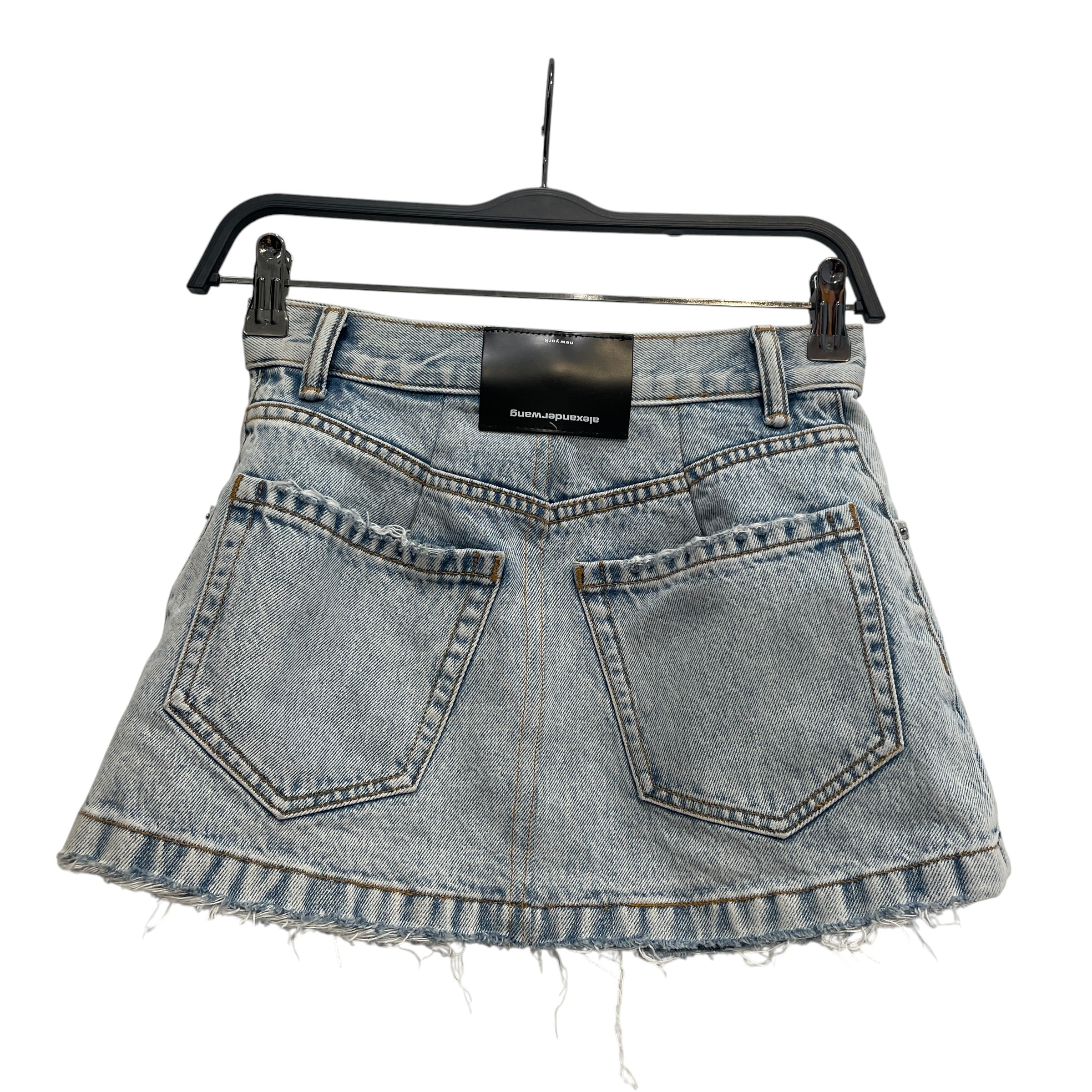 Alexander Wang/Skirt/24/Denim/BLU/Denim Skirt view 2