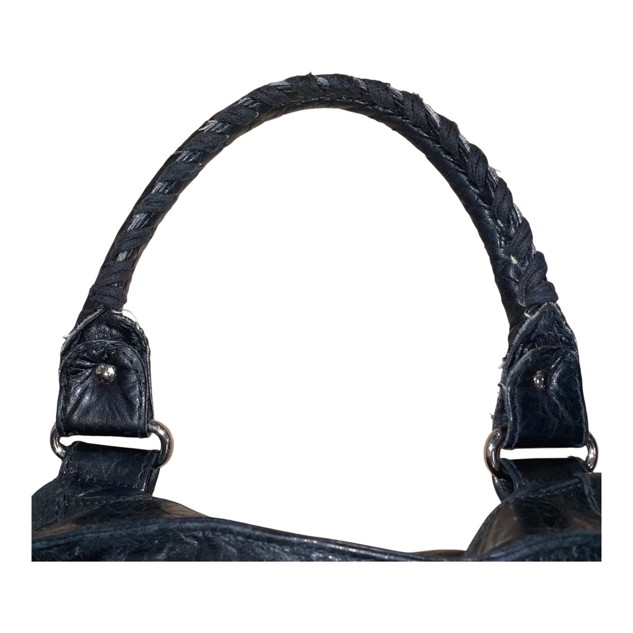 BALENCIAGA/Bag/Leather/BLK/CITY HANDBAG 21SILVR view 10